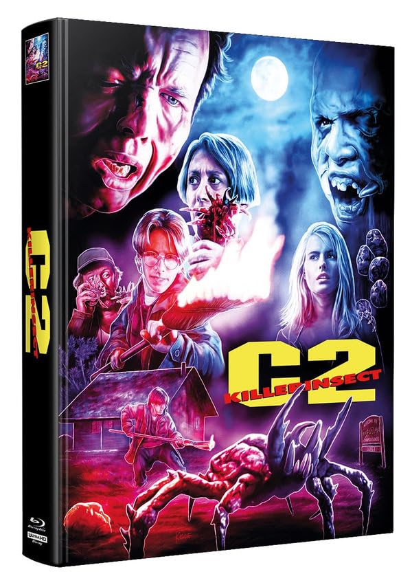 C2 Killerinsect - Mediabook Wattiert - Limited Edition auf 199 Stück - Back to the 90s (4K Ultra HD) (+ Blu-ray) Movies