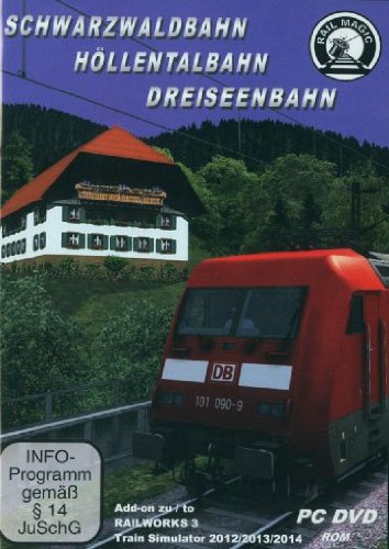 Schwarzwaldbahn, Höllentalbahn, Dreiseenbahn (Add - On zu Train Simulator 2012 / 2013 / 2014) - PC