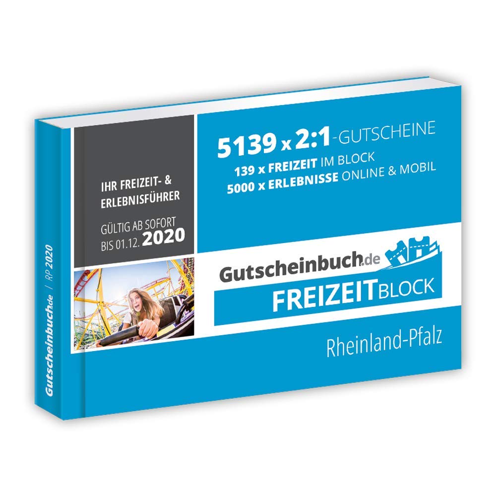 Gutscheinbuch.de Freizeitblock Rheinland-Pfalz 2019/20 Books