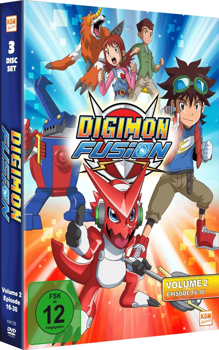 Digimon Fusion - Volume 2/Episode 16-30 Box sets