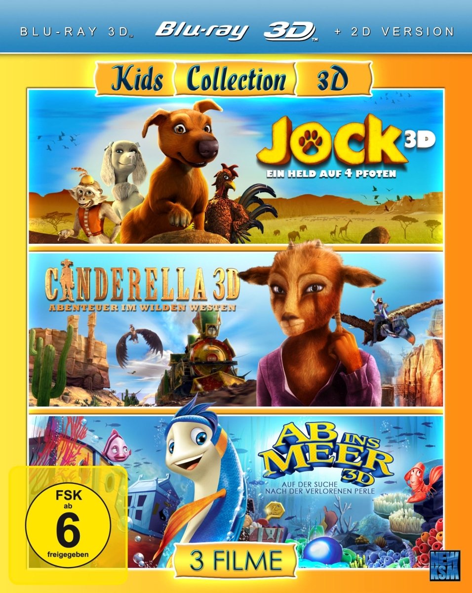 Kids Collection 3D - Jock 3D/Cinderella 3D/Ab ins Meer 3D Films