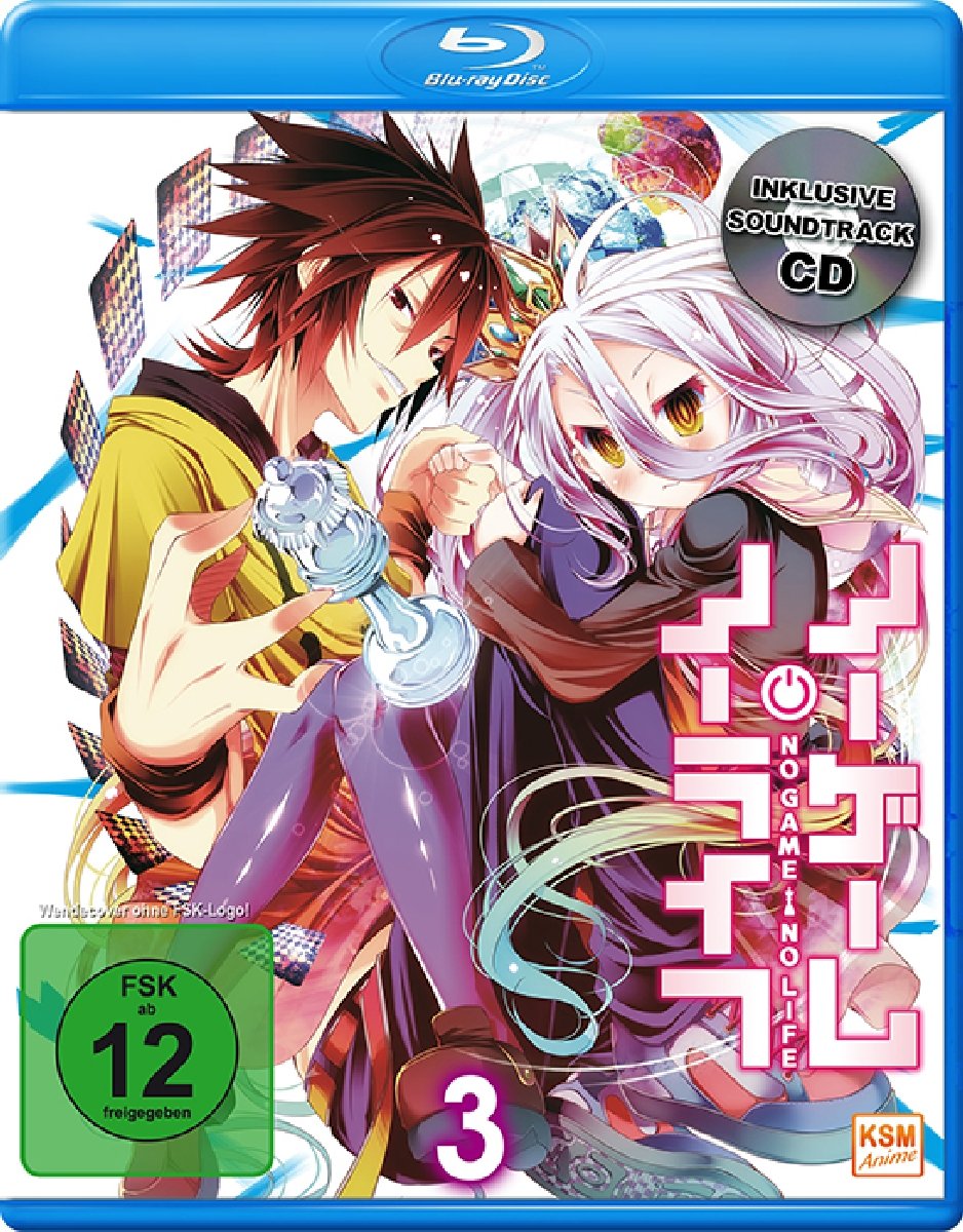 No Game No Life - Episode 09-12 & Soundtrack CD Vol.3 (Blu-ray) (2-Disc-Set) Box sets
