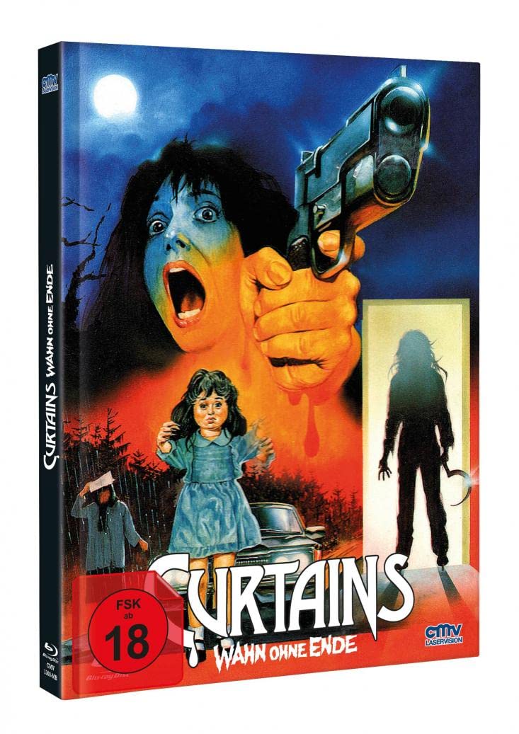 Curtains - Wahn ohne Ende - Mediabook VHS- Motiv - Limitiert und durchnummeriert auf 333 Stück (+ DVD) Movies