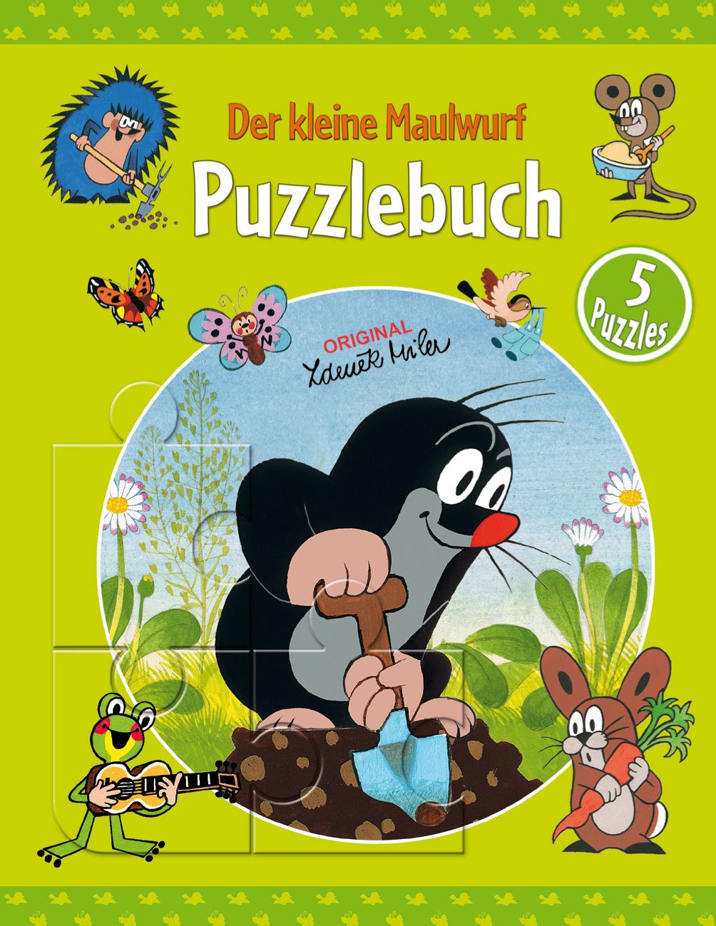 5 Puzzle im Buch "Der kleine Maulwurf" Books