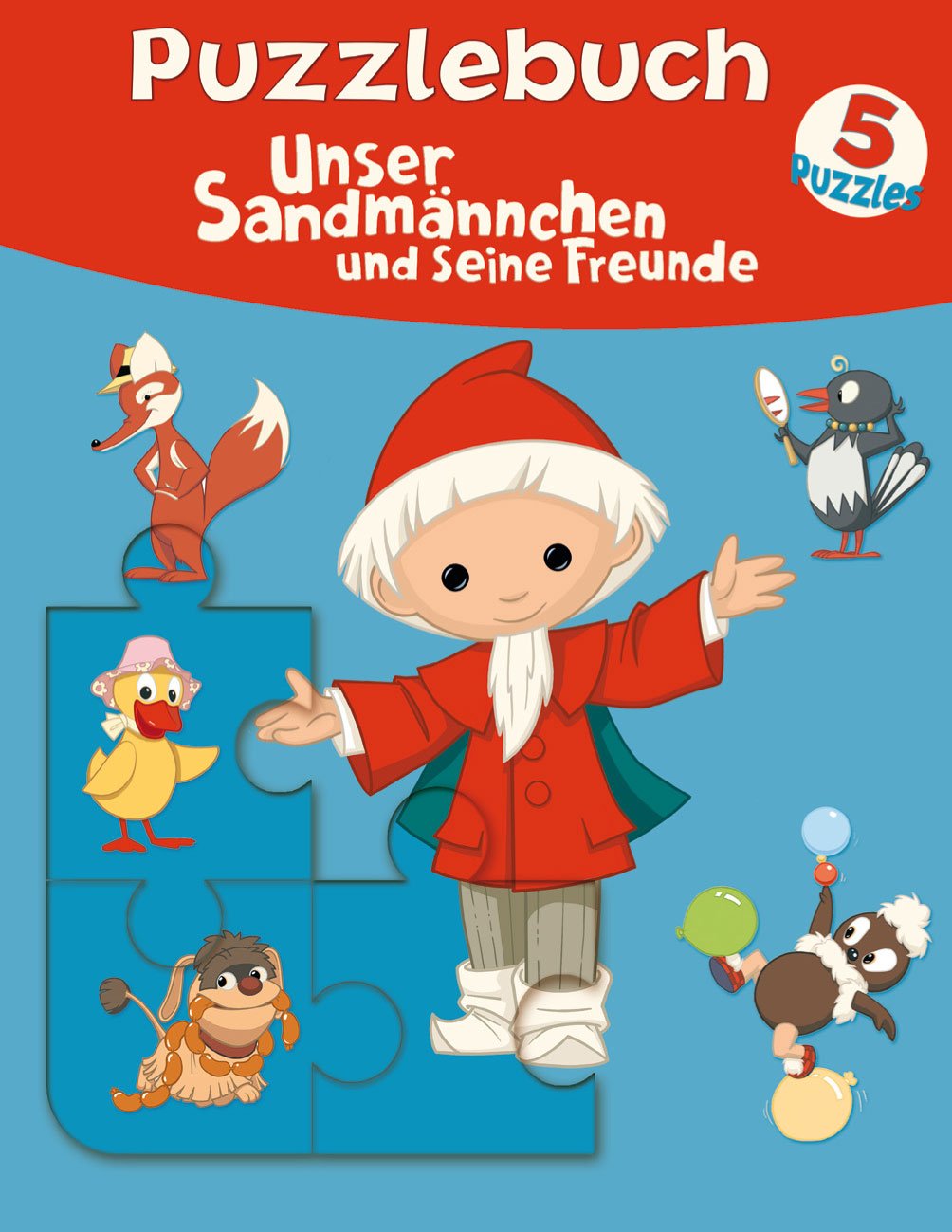 5 Puzzle im Buch Unser Sandmännchen und seine Freunde book