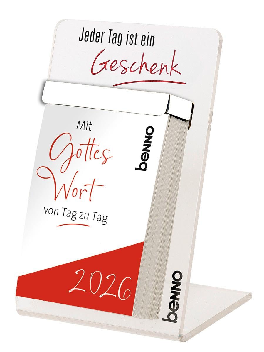 Mit Gottes Wort von Tag zu Tag 2026: mit Acrylglas-Aufsteller Leisure, Home & Garden
