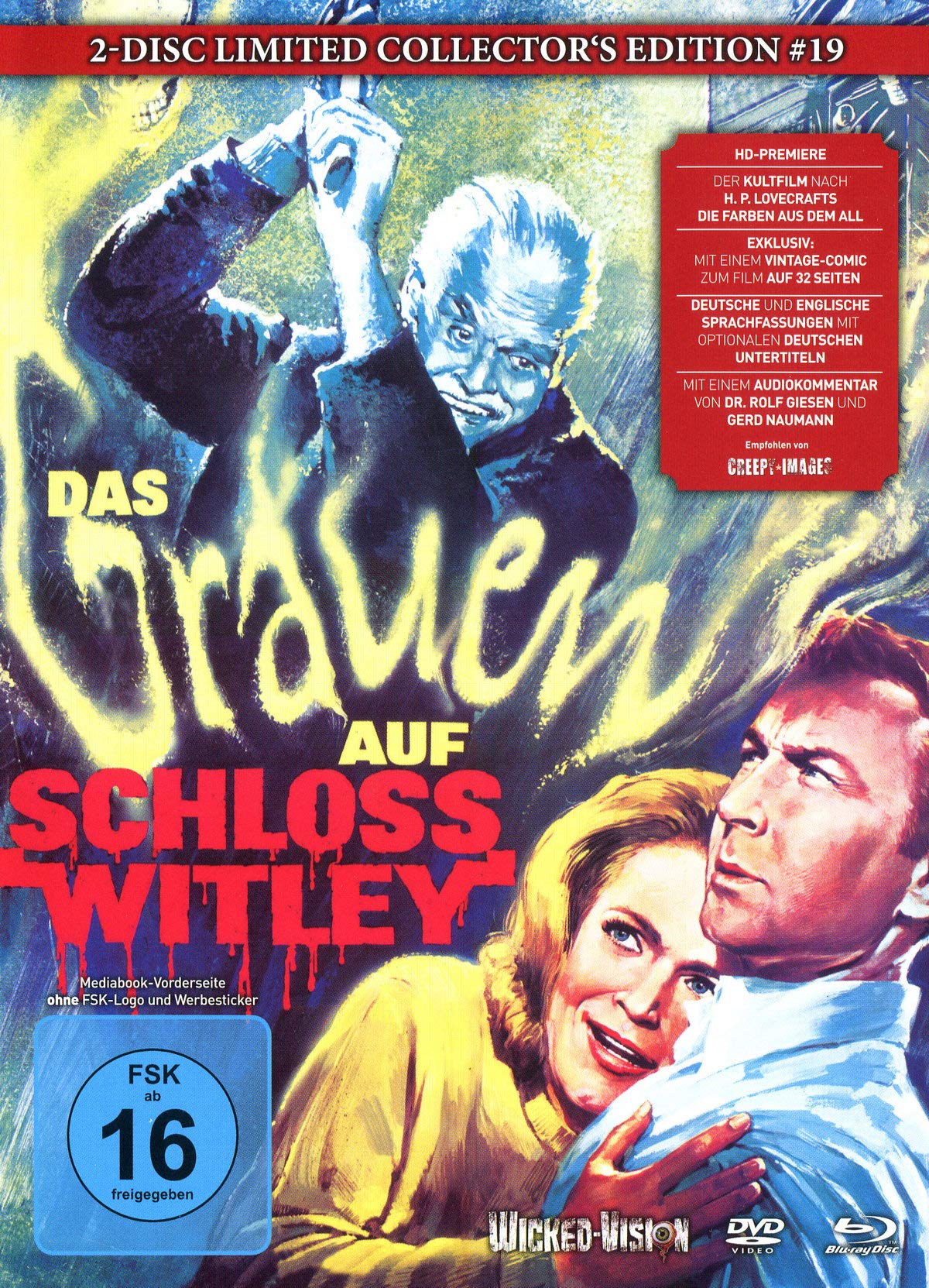 Das Grauen auf Schloss Witley - 2-Disc Limited Collector's Edition Nr.19 (Blu-ray + DVD) - Limitiertes Mediabook auf 444 Stück, Cover A Movies