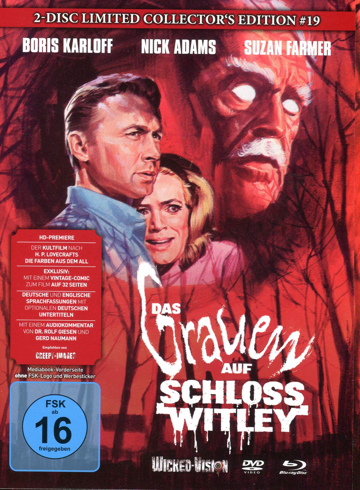 Das Grauen auf Schloss Witley - 2-Disc Limited Collector's Edition Nr.19 (Blu-ray + DVD) - Limitiertes Mediabook auf 444 Stück, Cover B Movies