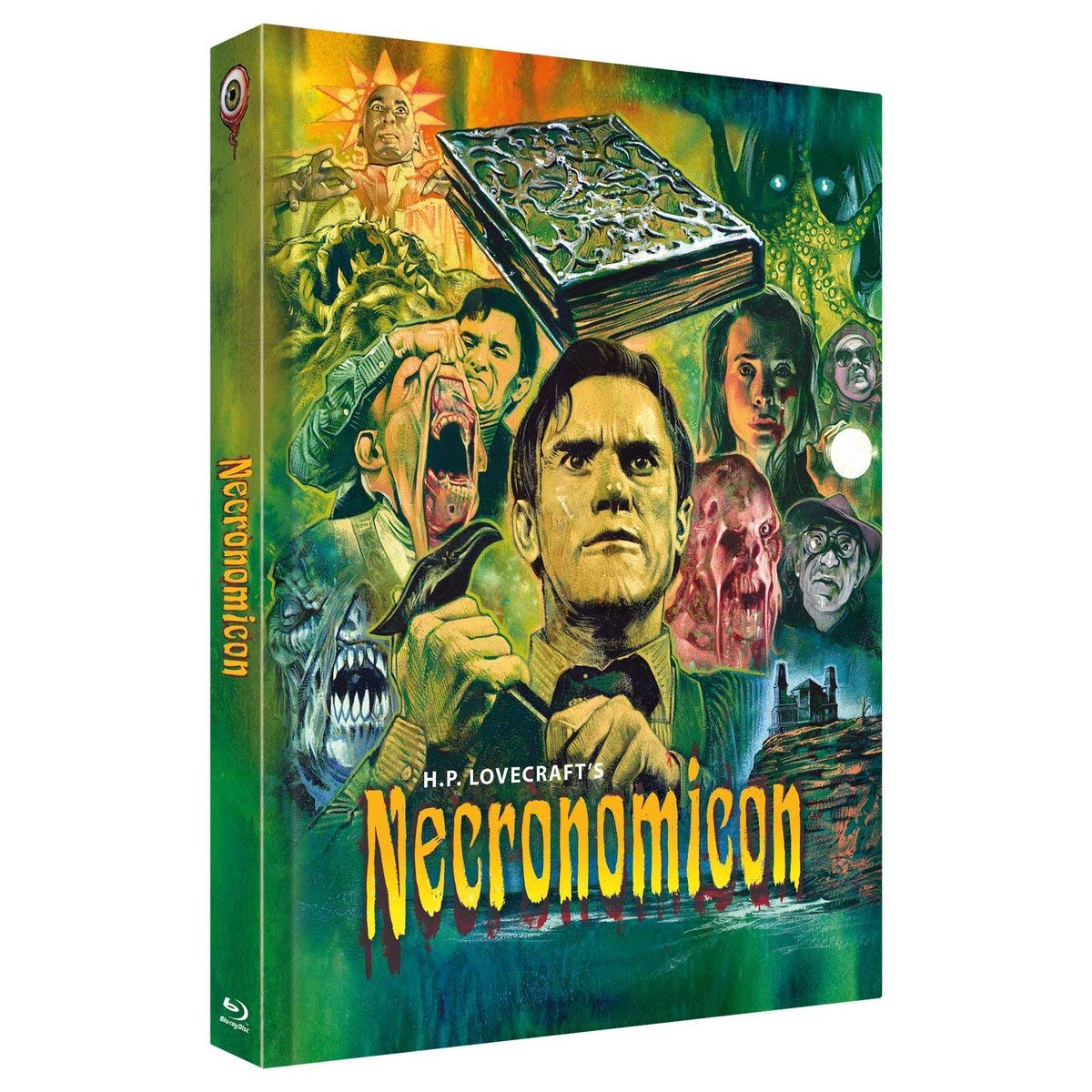 H.P.Lovecrafts Necronomicon - Mediabook - Cover C - 3-Disc Limited Collector's Edition Nr. 31 - limitiert auf 333 Stück (+ DVD) (+ Bonus-DVD) Movies