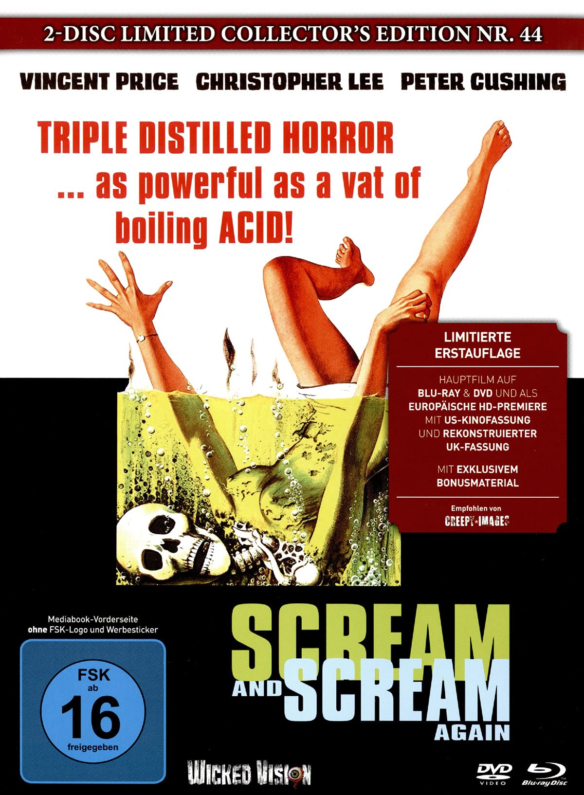 Scream and Scream Again - Die lebenden Leichen des Dr. Mabuse - Mediabook - 2-Disc Limited Collector‘s Edition Nr. 44, Cover A, 333 Stück Movies