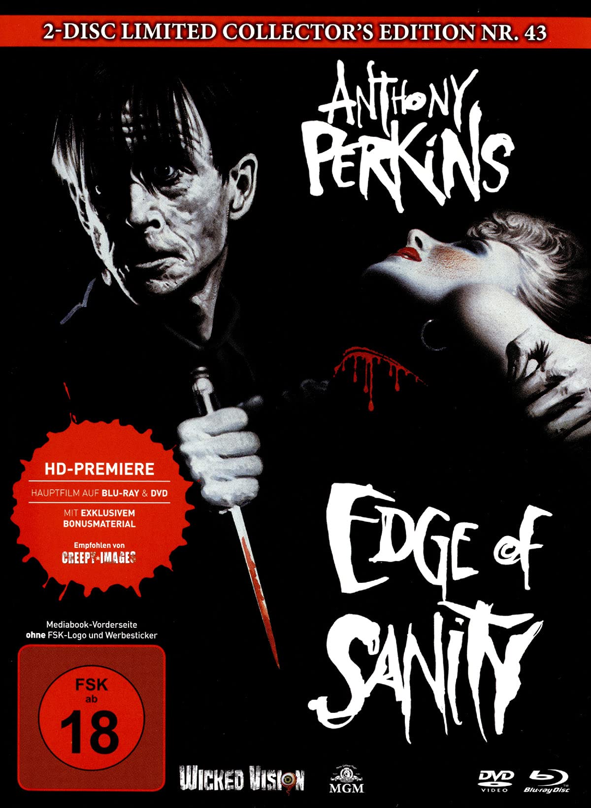 Edge of Sanity - Mediabook - Cover A - 2-Disc Limited Collector‘s Edition Nr. 43 - Limitiert auf 444 Movies
