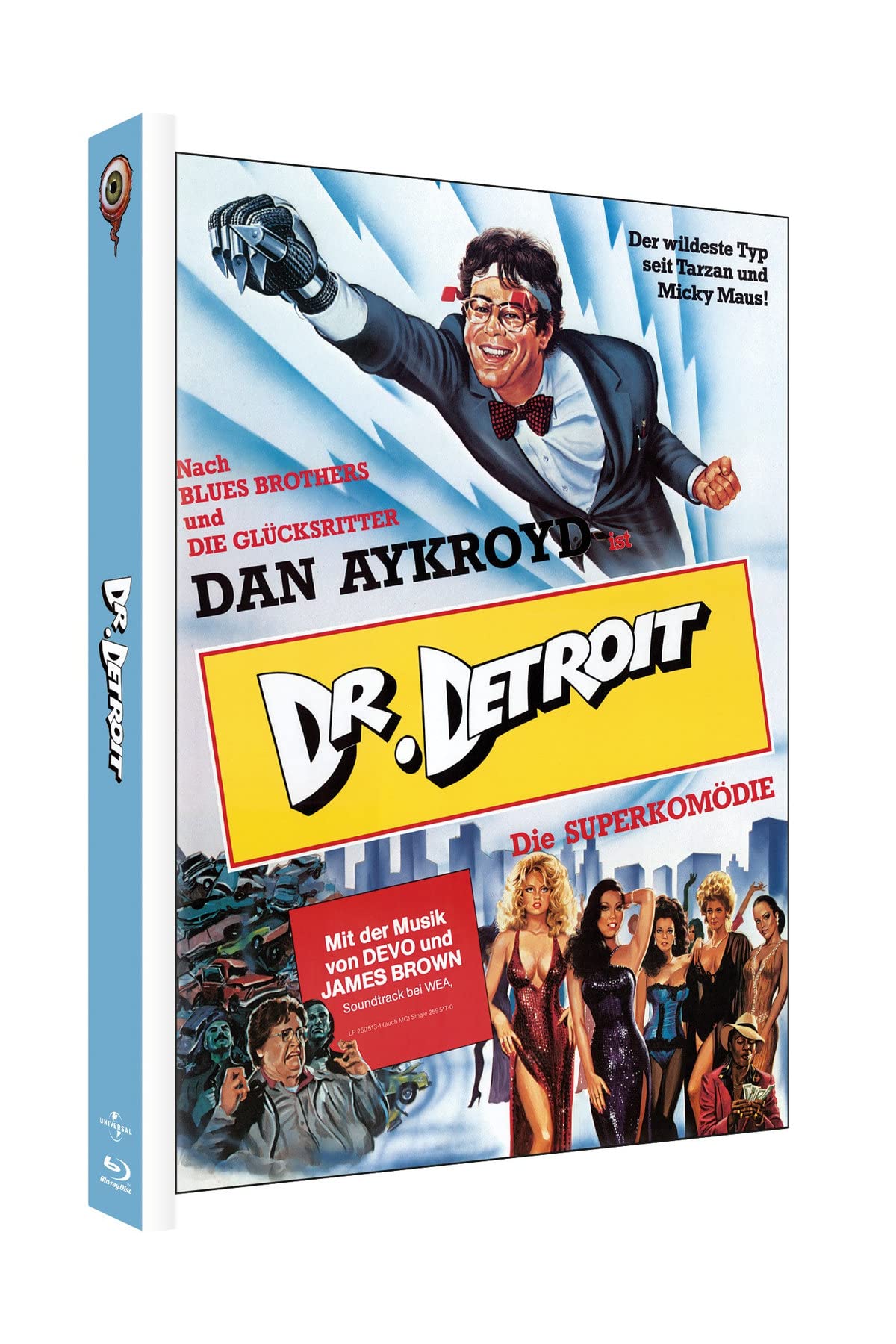 Dr. Detroit - Mediabook - Cover A (2-Disc Limited Collector‘s Edition Nr. 52 auf 222 Stück) (+ DVD) Movies