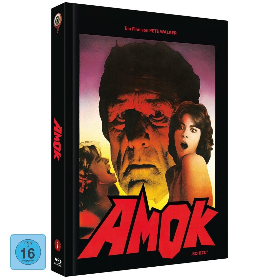 Amok (Schizo) - Pete Walker Collection Nr. 7 - Mediabook - Cover A (Blu-ray + DVD) Films