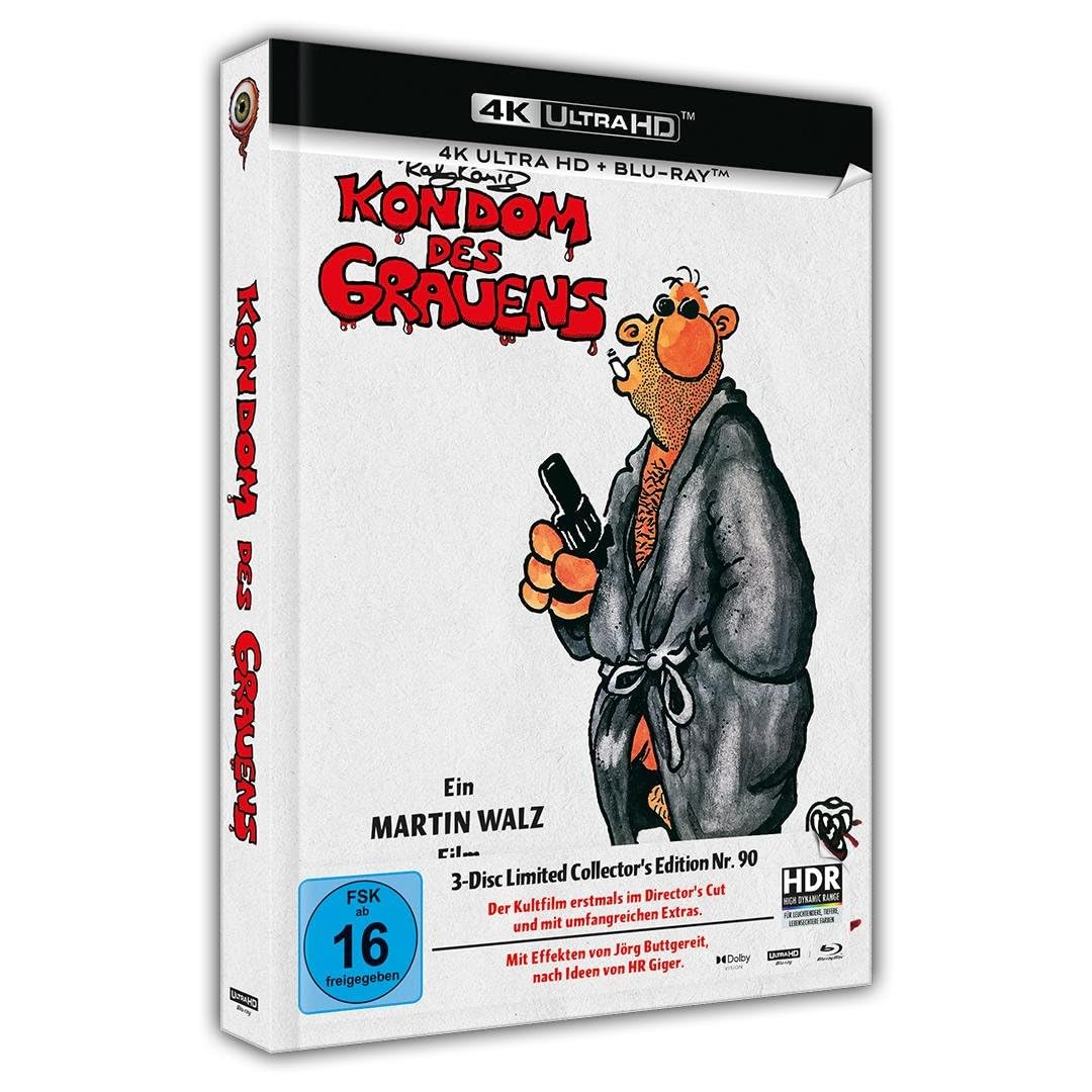 Kondom des Grauens - Mediabook - Cover A - 3-Disc Limited Collector's Edition Nr. 90 (4K Ultra HD+Blu-ray+Bonus-Blu-ray) Movies