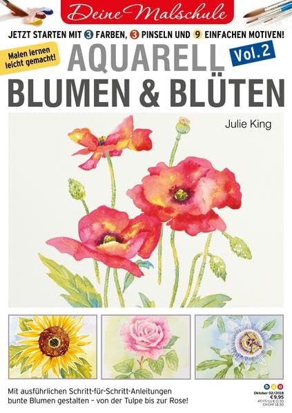 Deine Malschule - Aquarell Volume 2 - Blumen & Blüten Film, Art & Culture