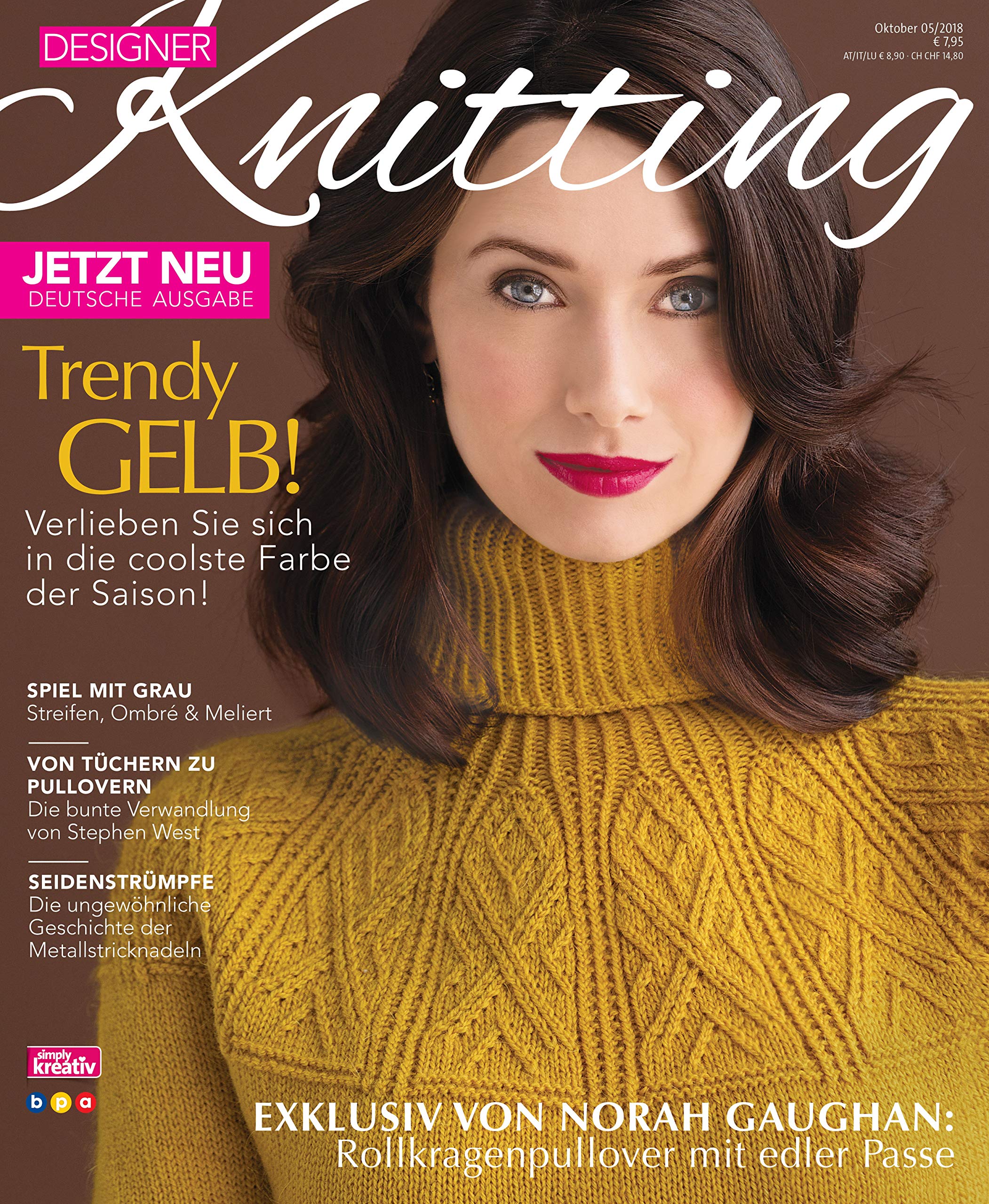 simply kreativ - DESIGNER Knitting: Jetzt neu – Deutsche Ausgabe Hobbies & Crafts