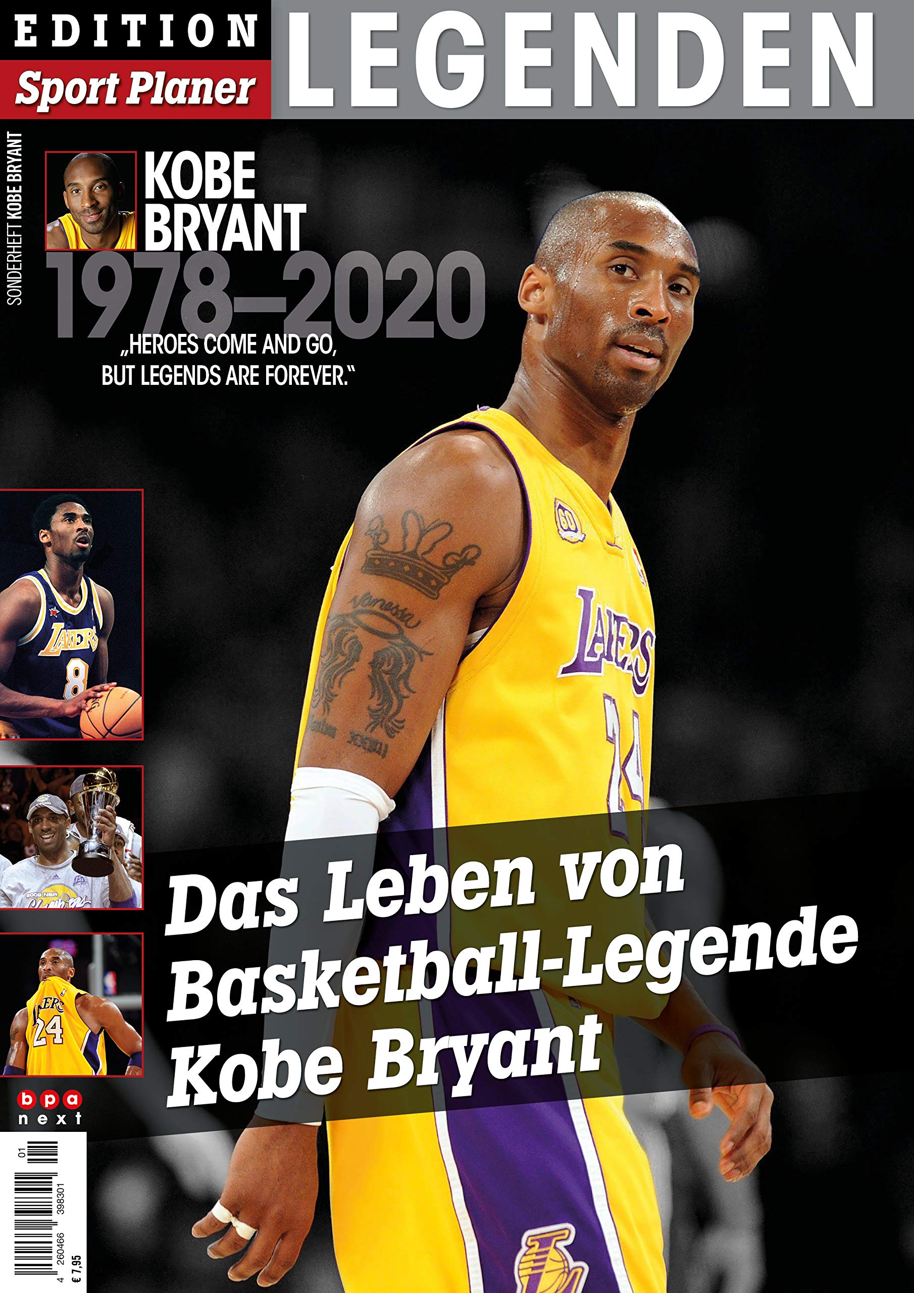 Sport Planer EDITION: LEGENDEN - KOBE BRYANT: 1978 - 2020 Sports