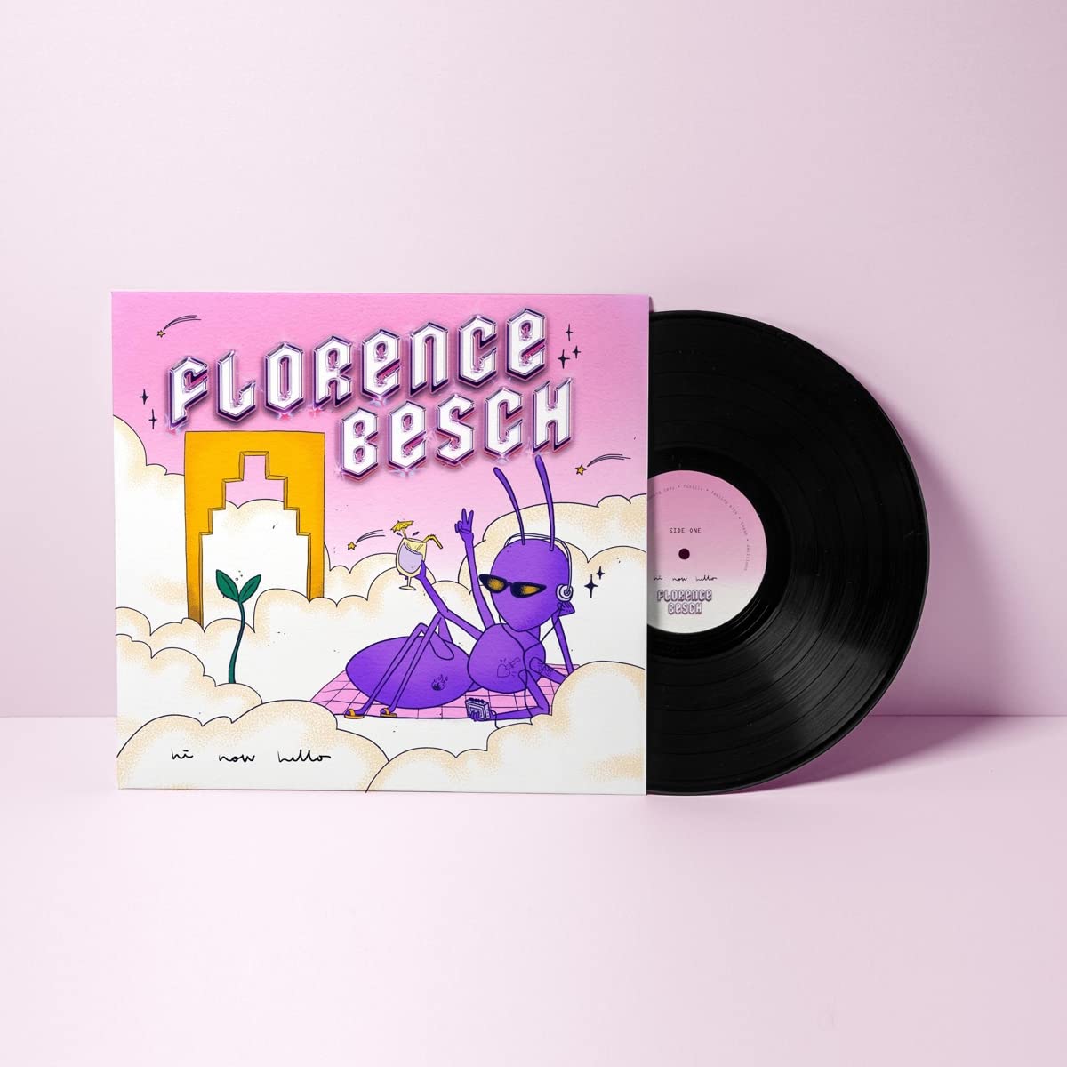 Hi Now Hello (Black Vinyl made from recycled plastic) Pop