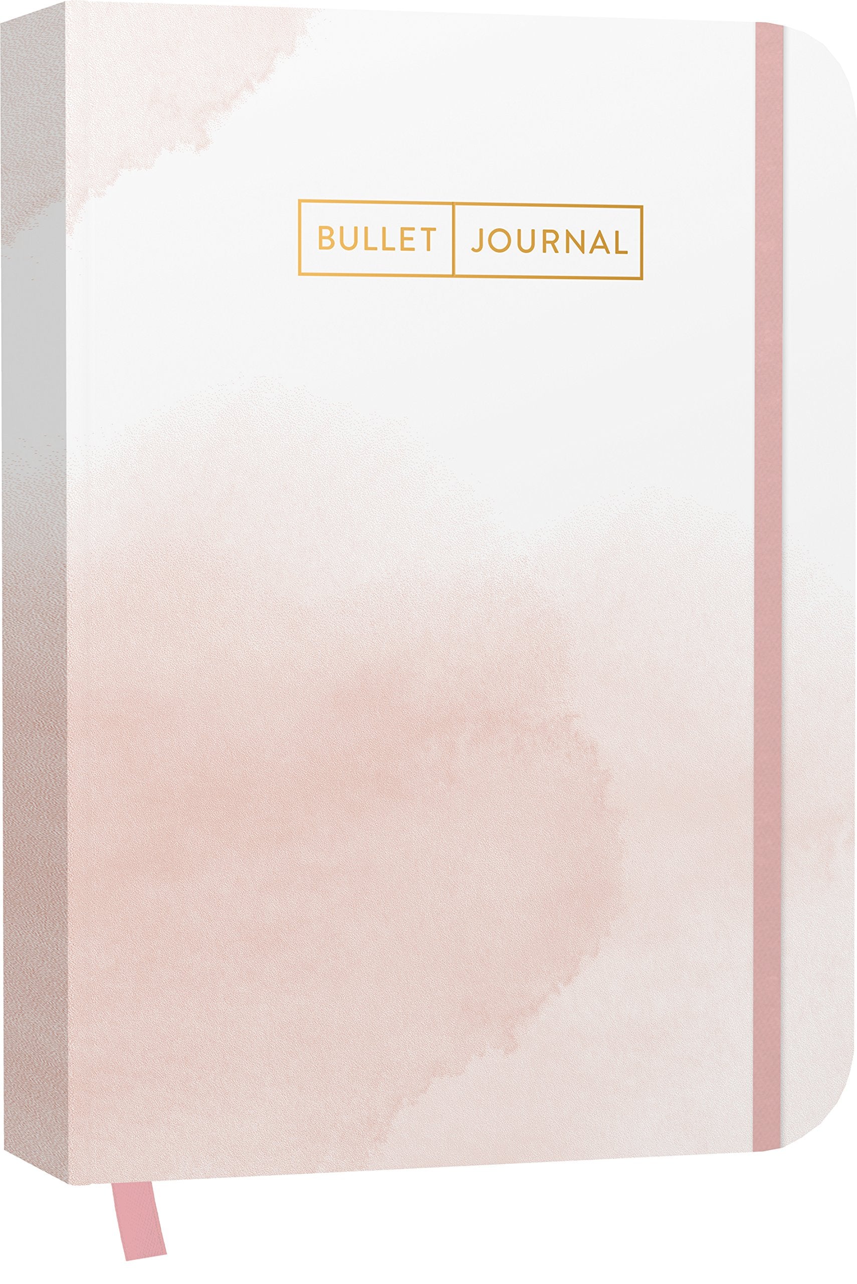 Bullet Journal "Watercolor Rose" 05: Mit Punkteraster, Seiten für Index, Key und Future Log sowie Lesebändchen, praktischem Verschlussband und ... Lesebändchen und praktischem Verschlussband Stationery