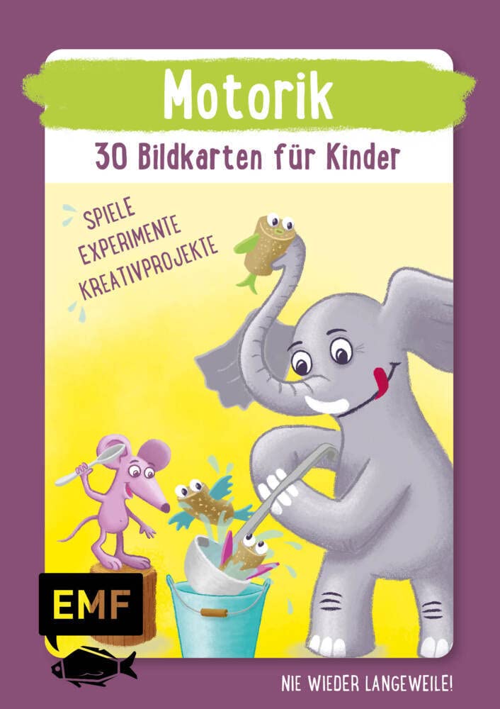 Motorik - 30 Bildkarten für Kinder im Kindergarten- und Vorschulalter: Nie wieder Langeweile! Spiele, Experimente und kleine Kreativprojekte für Zwischendurch book