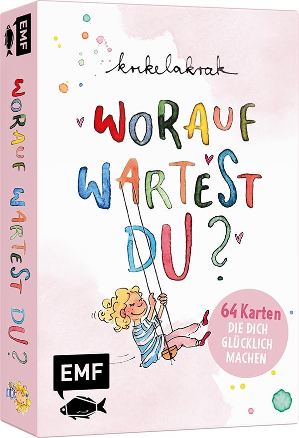 Kartenbox: Worauf wartest du? – 64 Karten, die dich glücklich machen: Mit Sprüchen, Impulsen und Übungen für mehr Lebensfreude Philosophy