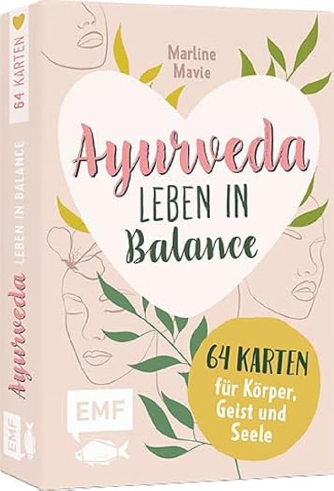 Kartenbox: Ayurveda – Leben in Balance – 64 Karten für Körper, Geist und Seele: Stärkende Mantras, Meditationen und Yoga-Übungen, wohltuende Rezepte, Massage-Anleitungen und mehr Leisure, Home & Garden