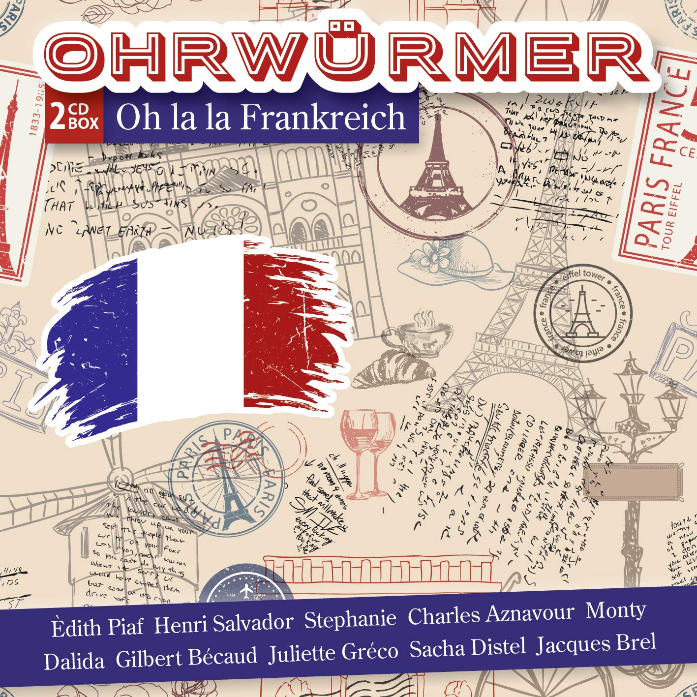 Ohrwürmer-Oh la la Frankreich cd