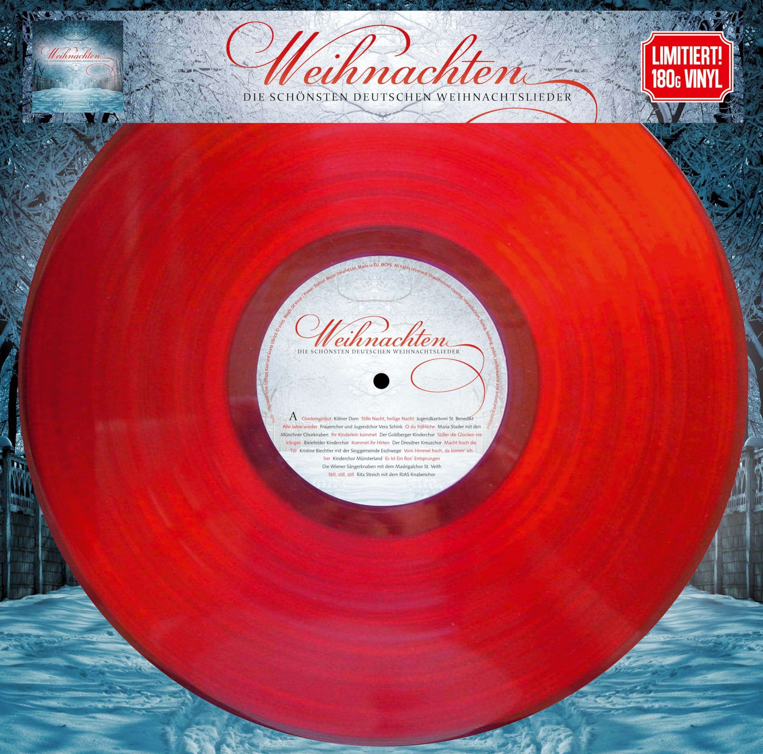 Weihnachten - Die schönsten deutschen Weihnachtslieder - Limitiert - 180gr. ROT Music for Children