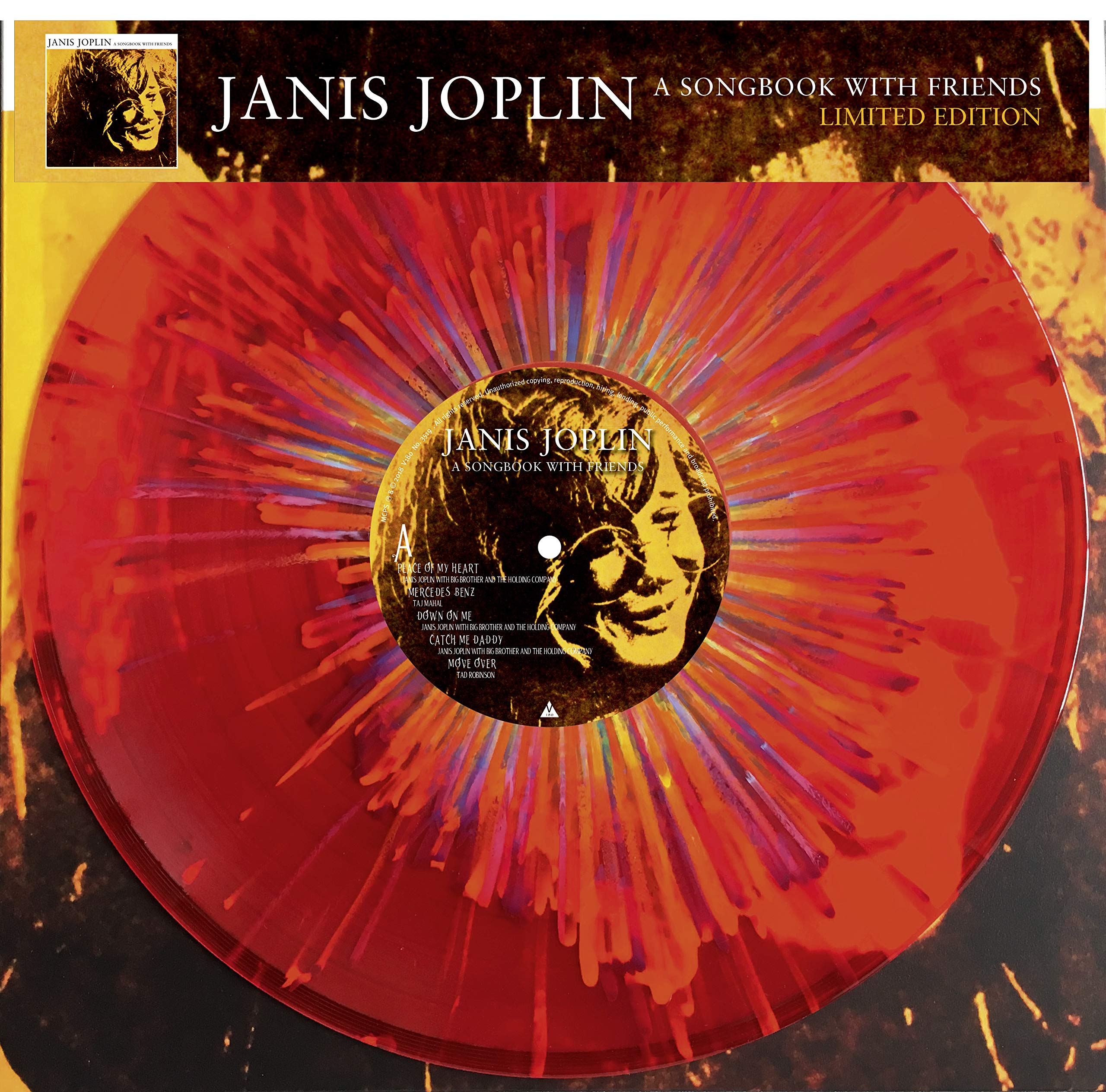 A Songbook With Friends-Hippie Splatter Vinyl Pop