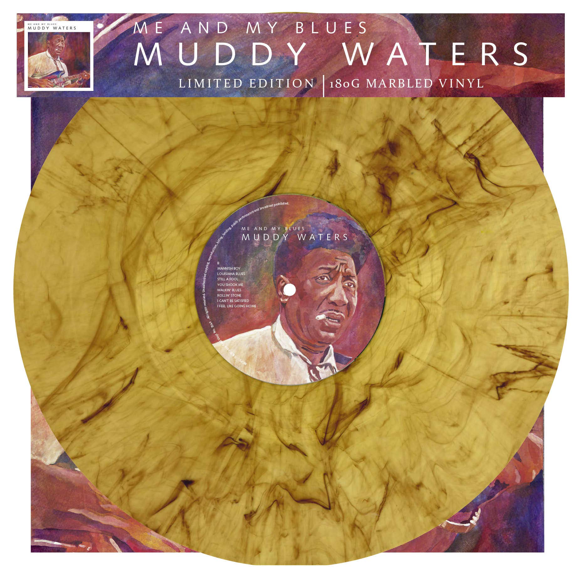 Muddy Waters - Me And My Blues - Limitiert 180 gr. marbled Blues