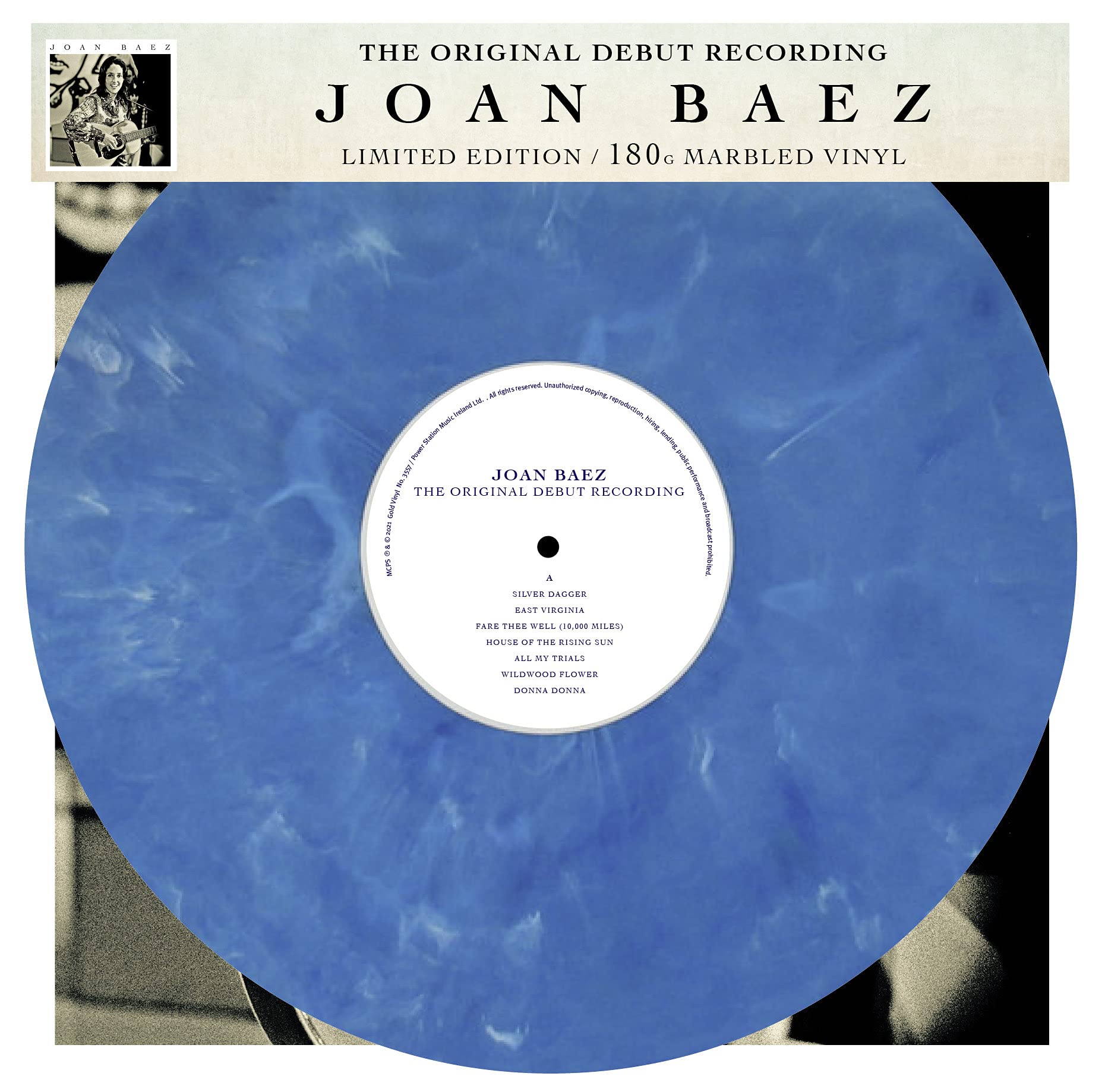 Joan Baez - The Original Debut Recording - Limitiert - 180gr. marbled Music for Children