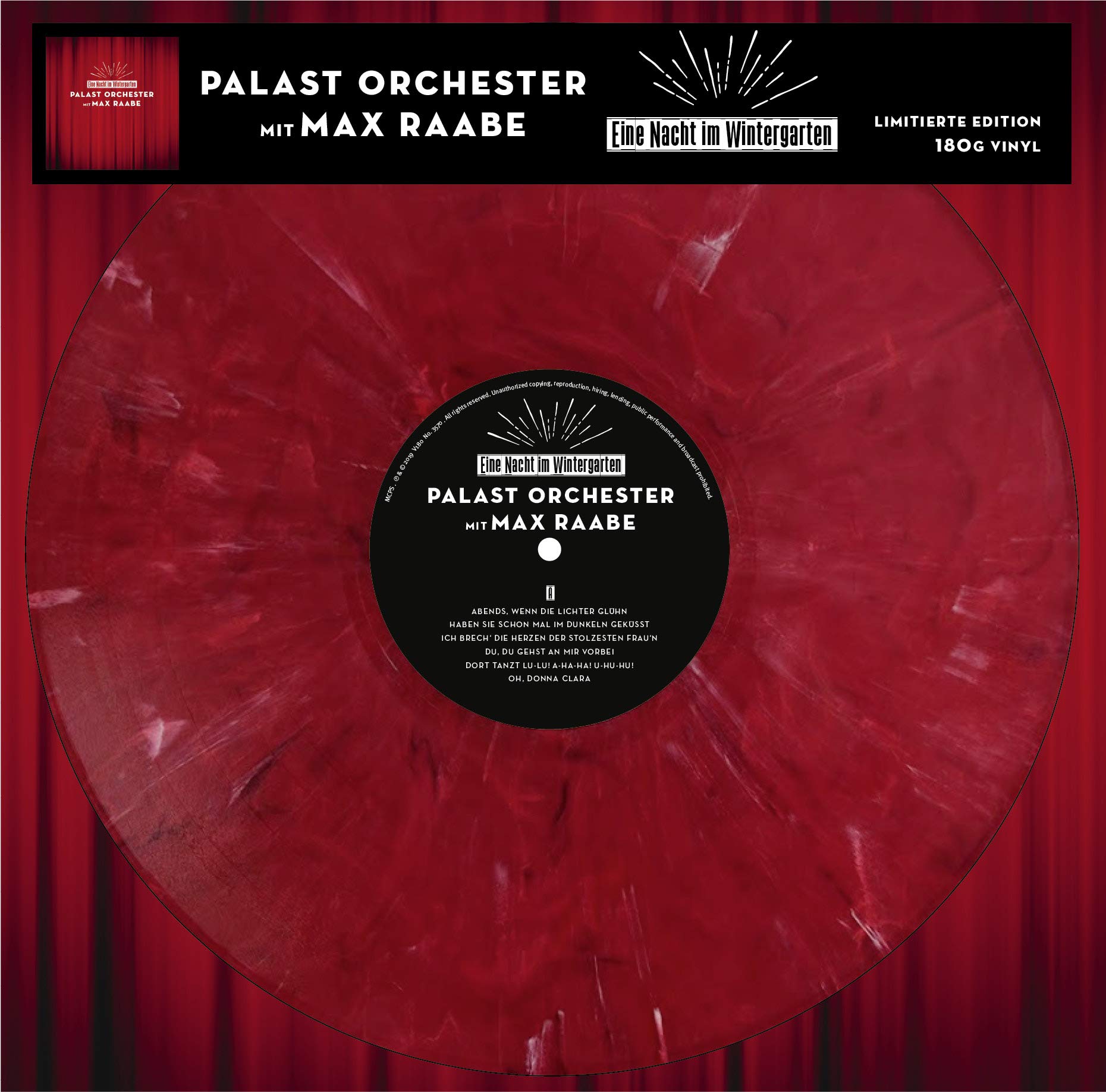 Max Raabe mit dem Palast Orchester - Eine Nacht im Wintergarten - 180gr. marbled Music for Children