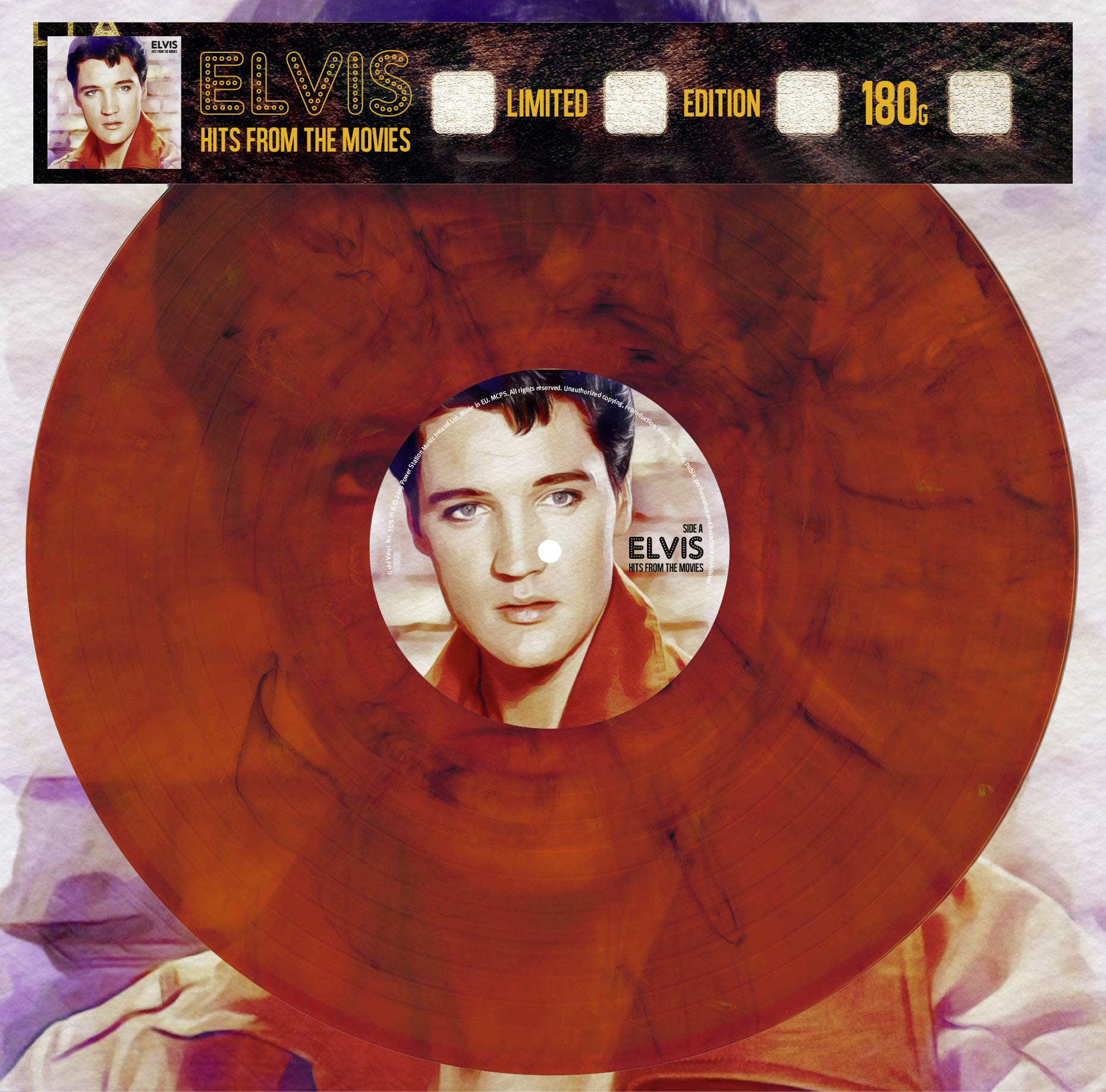 Elvis Presley - Hits From The Movies - Limitiert, 180 Gr. marbled Pop