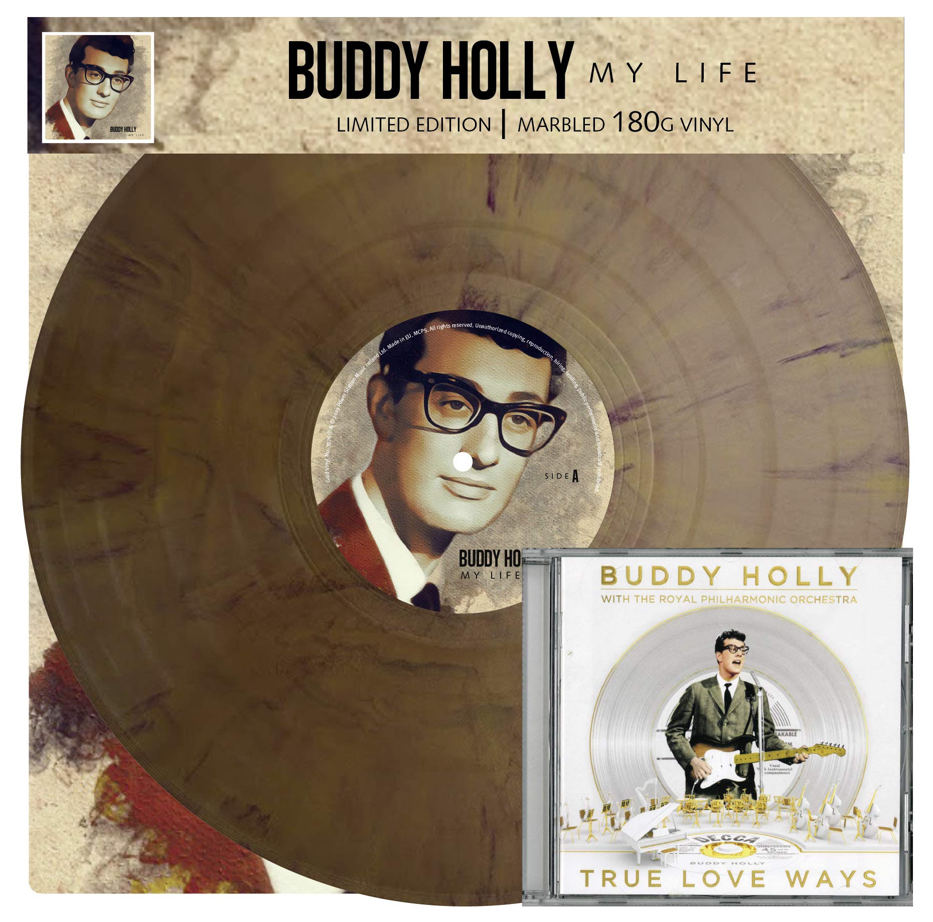 My Life - Limitiert plus Bonus CD 'True Love Ways', 180 Gr. Marbled Vinyl Rock
