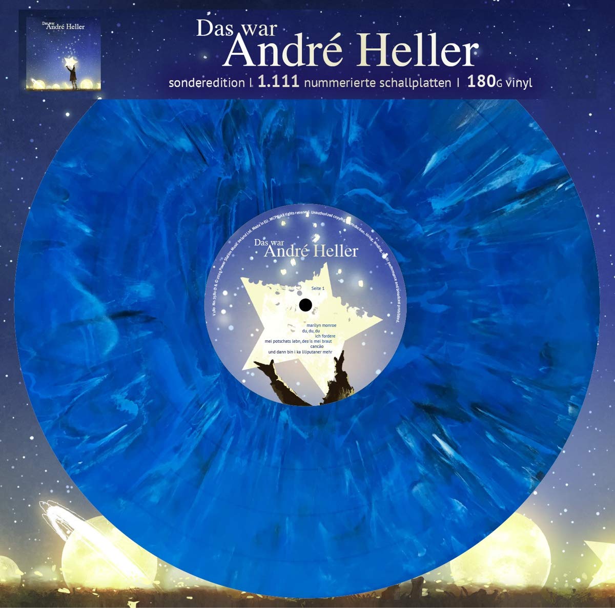 Das war André Heller - Limitiert und nummeriert (1111 Stück) 180 gr Marbled Vinyl Music for Children