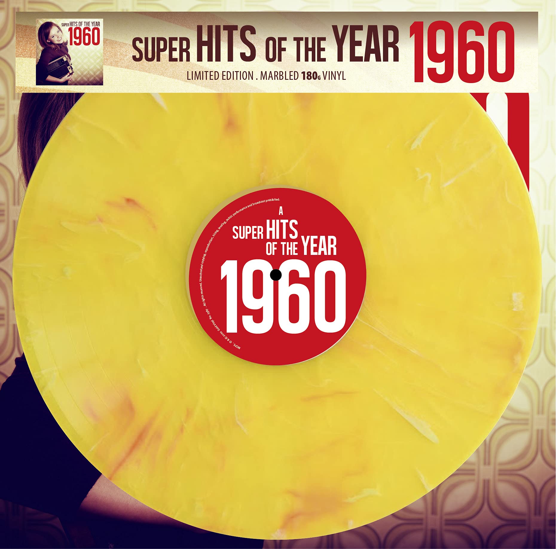Super Hits Of The Year 1960 - Limitiert - 180gr. marbled Vinyl Pop