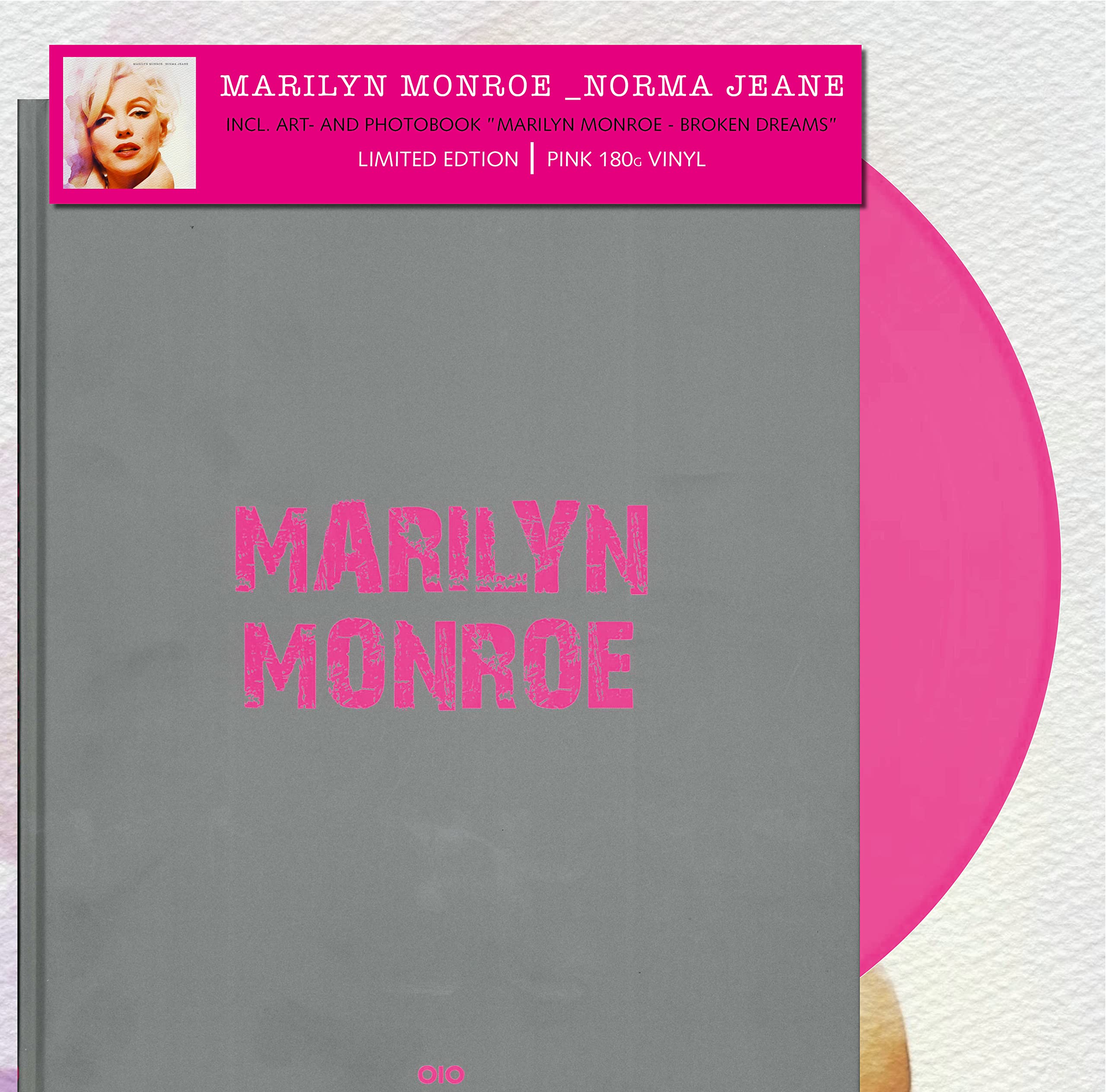 Norma Jeane - Limitiert - 180gr. NEON Pink / PLUS Hardcover Art- And Photobook „Broken Dreams“ Pop