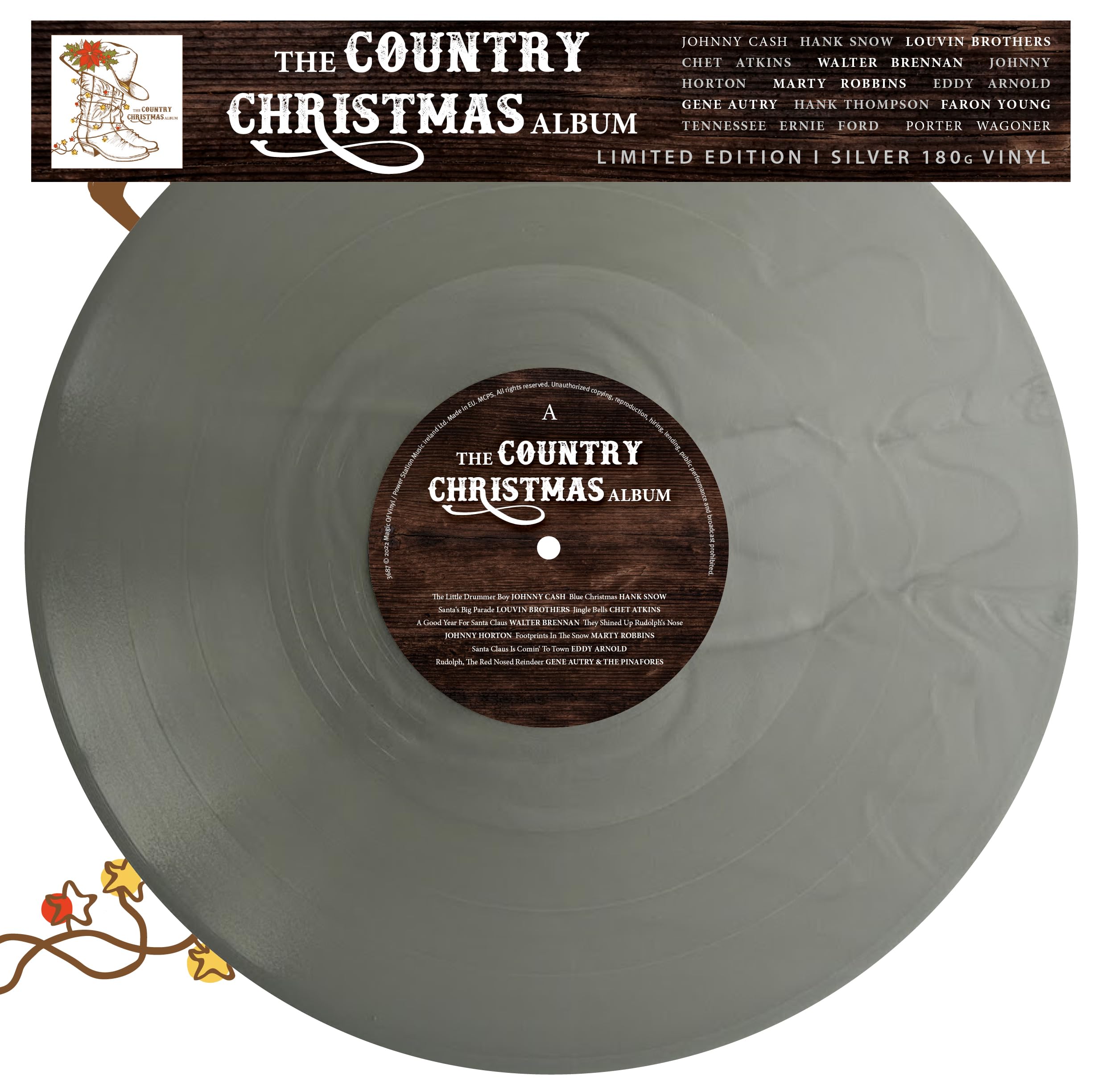 The Country Christmas Album - Limitiert, 180gr. silber Music