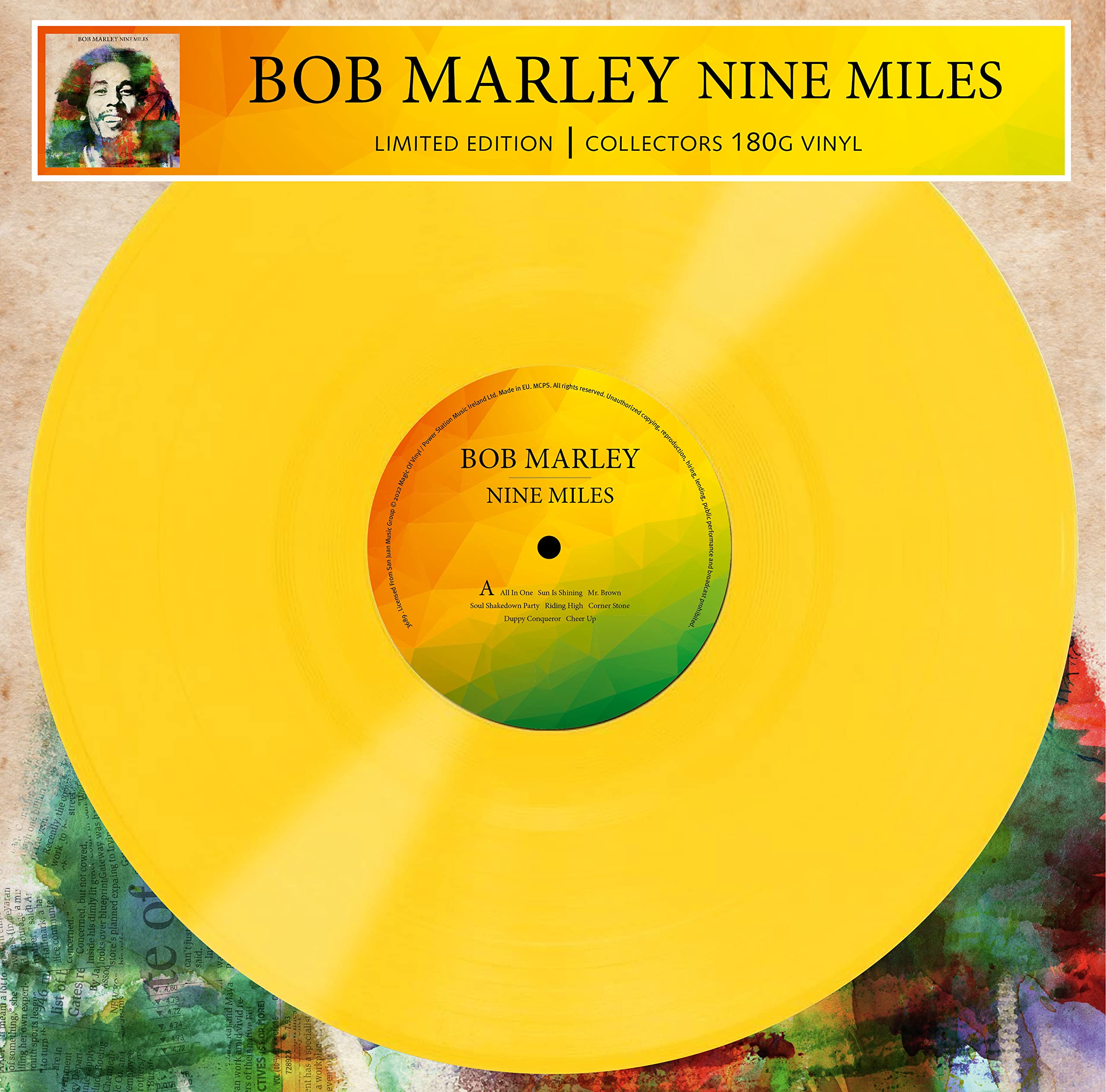 Bob Marley - Nine Miles - Limitiert - 180gr. gelb Reggae