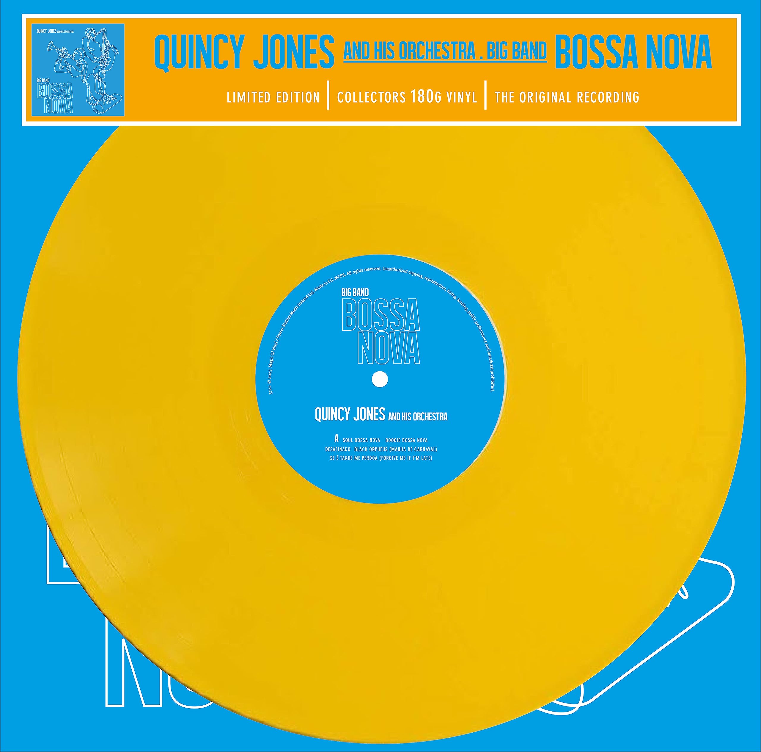 Quincy Jones And His Orchestra - Big Band Bossa Nova - The Original Recording - Limitiert - 180gr. yellow Music
