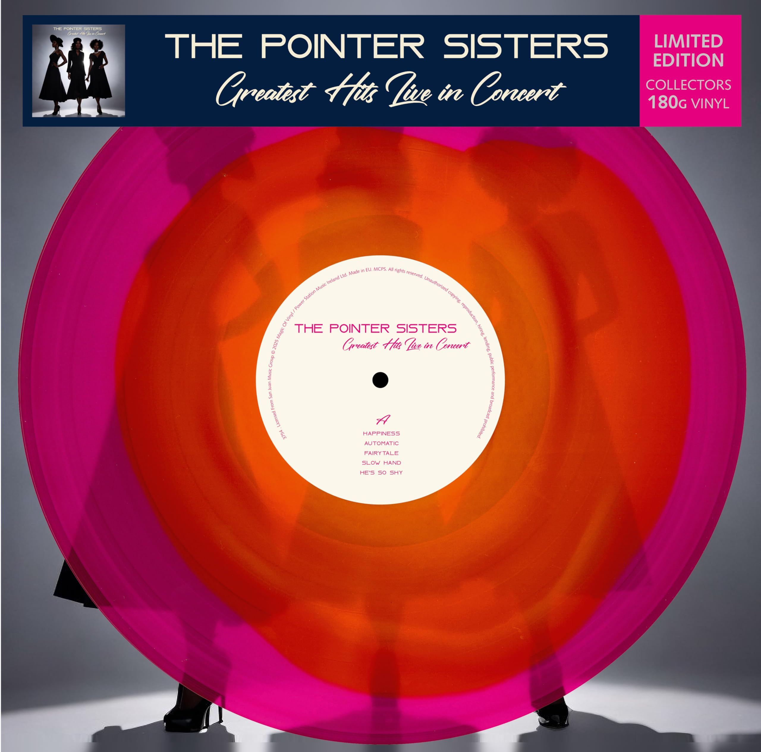 The Pointer Sisters - Greatest Hits Live In Concert - Limitiert - 180gr. Color in Color Music