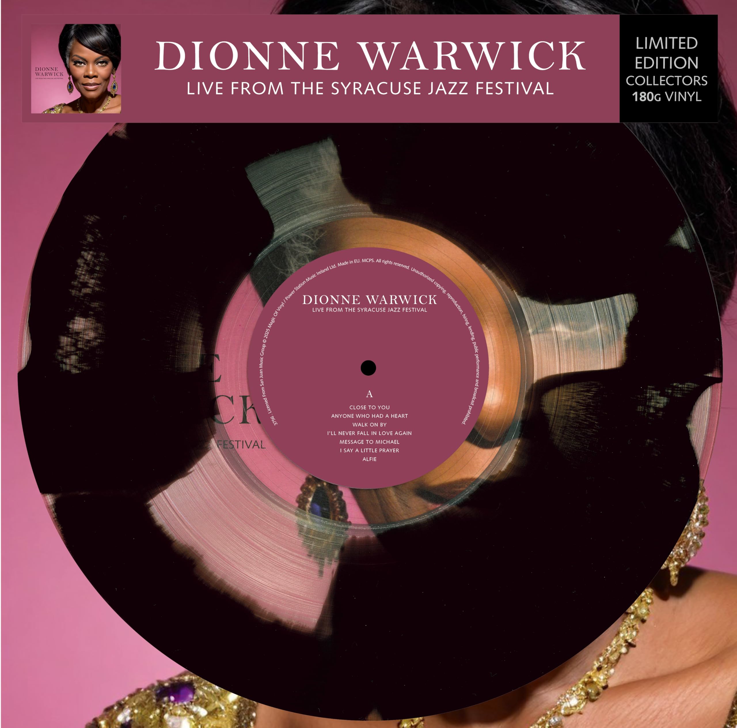 Dionne Warwick - Live From The Syracuse Jazz Festival - Limitiert - 180gr. Swirl Music