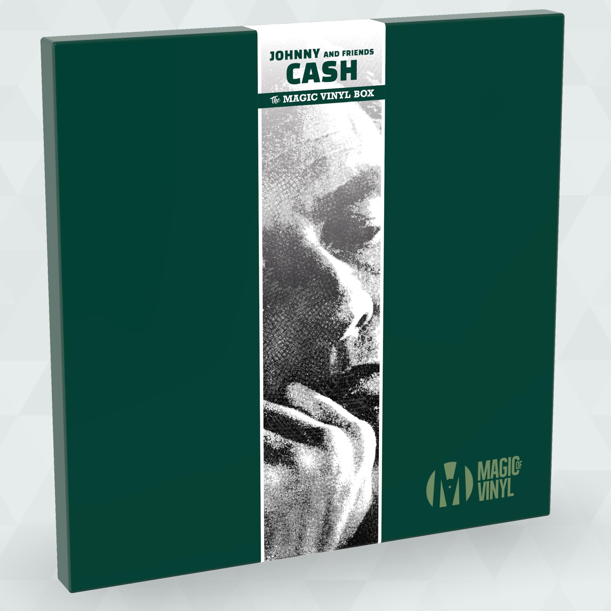 Johnny Cash and Friends - Magic-V-Box - 3 Vinylschallplatten - einzigartig und limitiert - Top Geschenk! Country & Folk