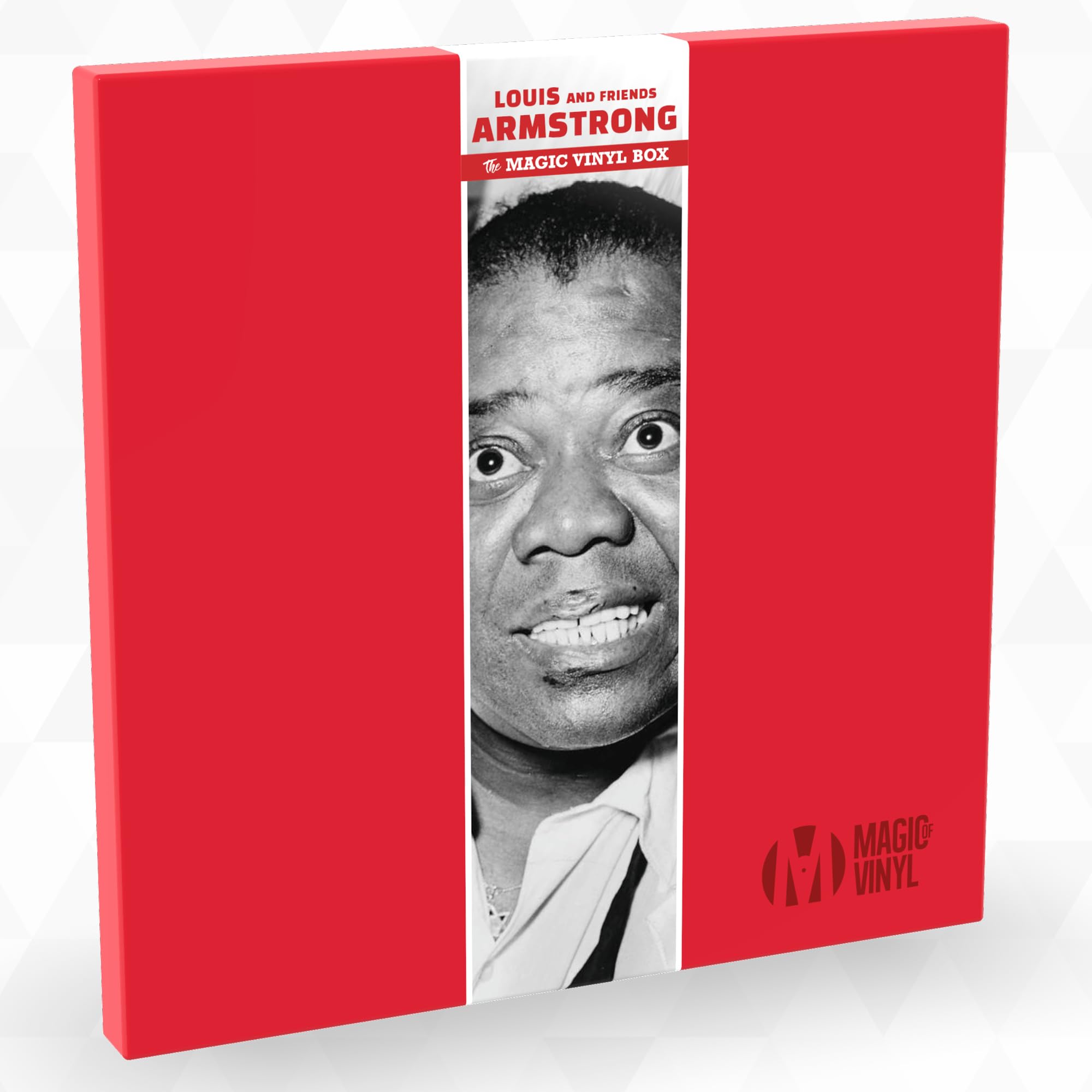 Louis Armstrong and Friends - Magic-V-Box - 3 Vinylschallplatten - einzigartig und limitiert - Top Geschenk! Music