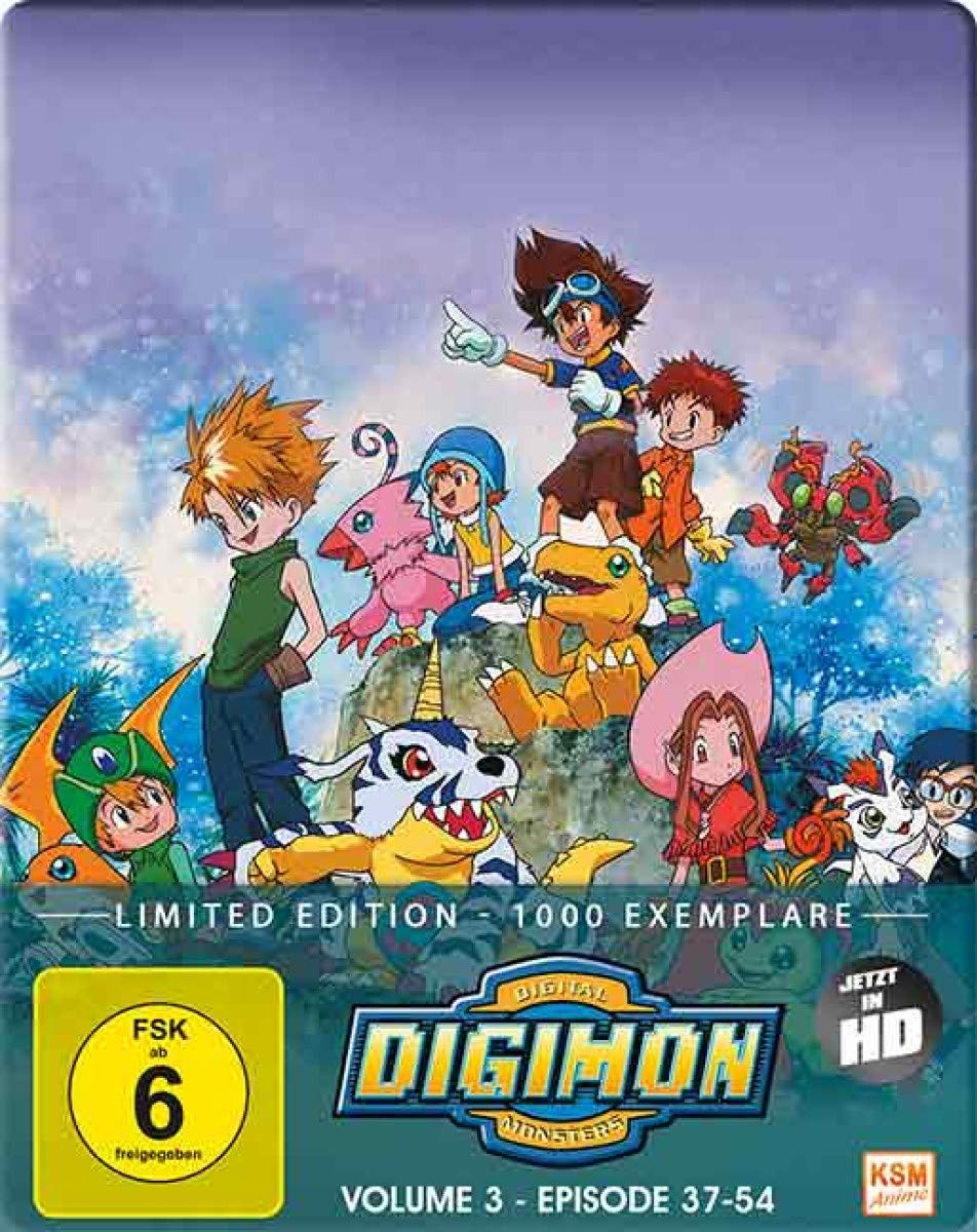 Digimon Adventure - Staffel 1, Volume 3: Episode 37-54 Box sets