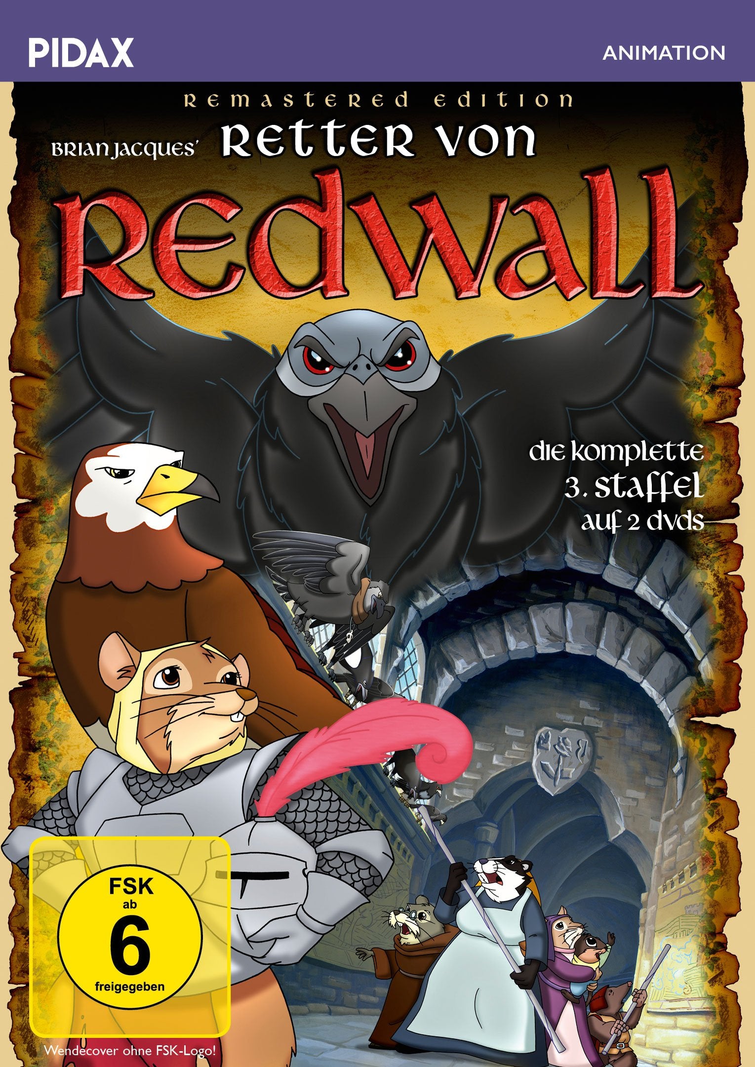 Retter von Redwall, Staffel 3 - Remastered Edition / Die komplette 3. Staffel nach der erfolgreichen Buchklassikerreihe von Brian Jacques (Pidax Animation) Box sets