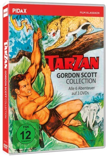 Tarzan - Gordon Scott Collection (alle 6 Abenteuer auf 3 DVDs) Films