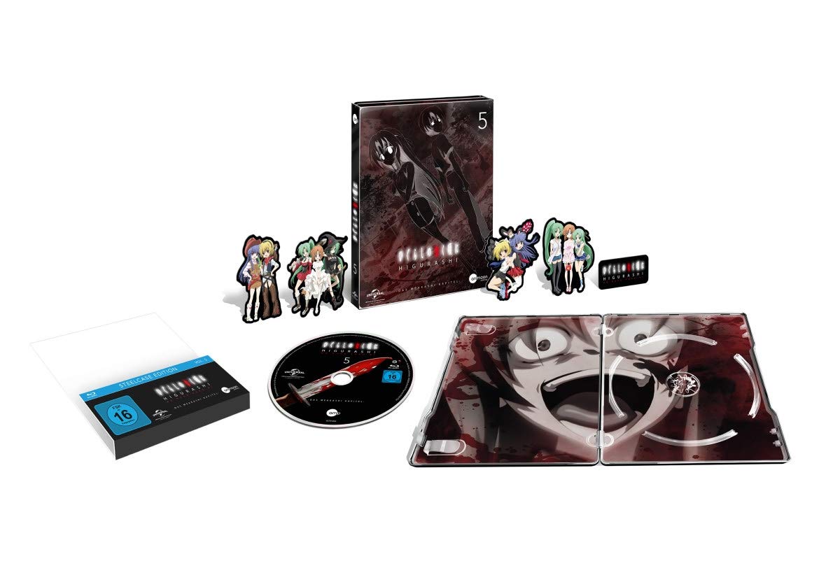 Higurashi Vol.5 (Steelcase Edition) (Blu-ray) Box sets