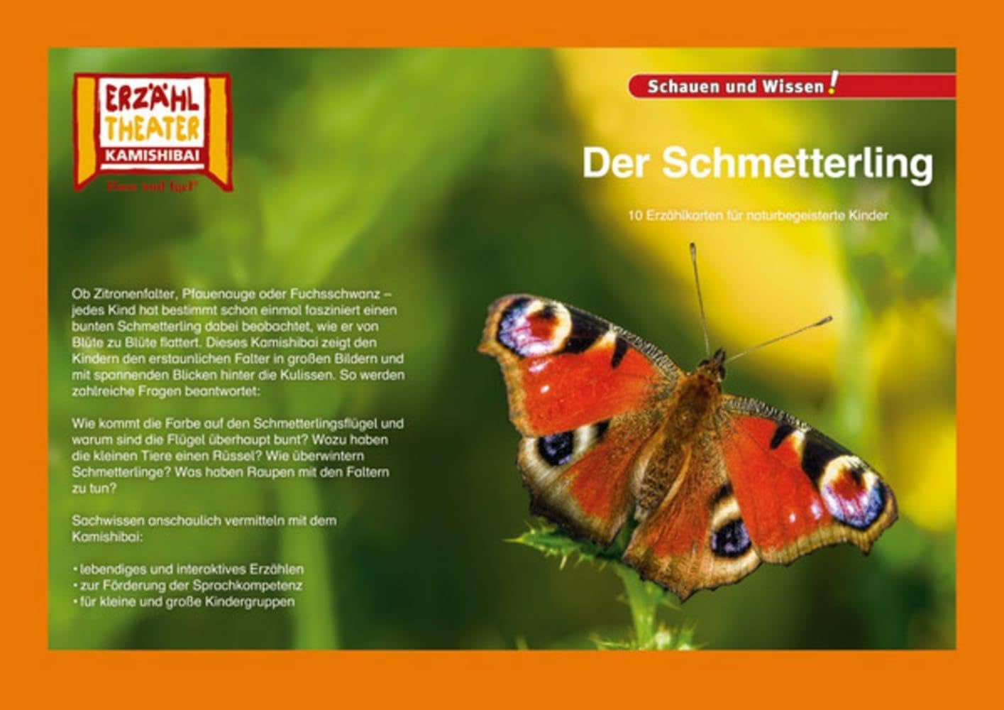 Der Schmetterling / Kamishibai Bildkarten: 10 Fotobildkarten für das Erzähltheater Professional & Reference Books