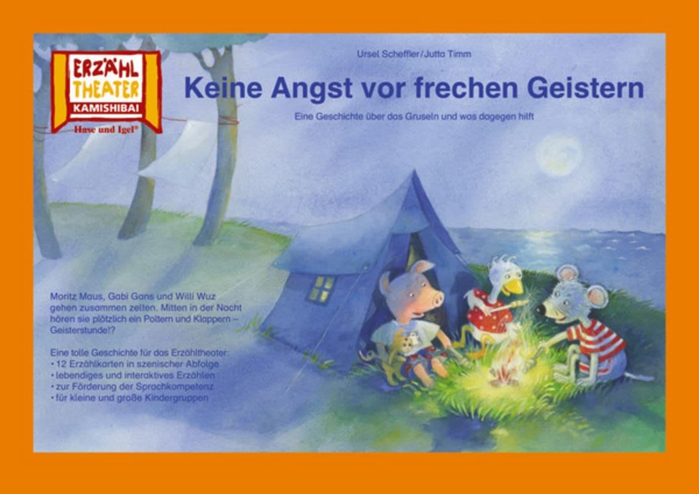 Keine Angst vor frechen Geistern / Kamishibai Bildkarten: Eine Geschichte über das Gruseln und was dagegen hilft. 12 Bildkarten für das Erzähltheater Film, Art & Culture